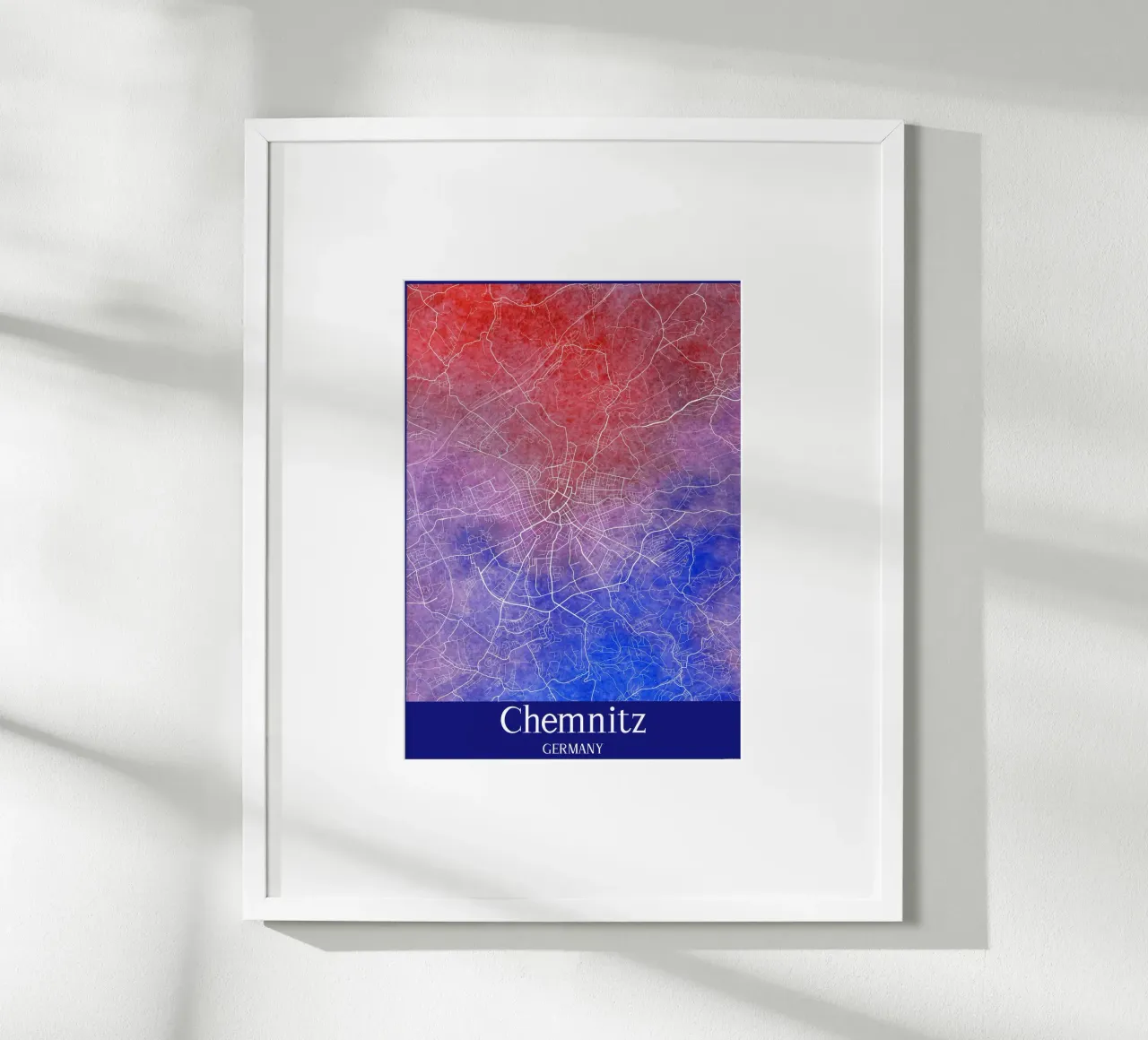 Chemnitz GERMANY poster da WorldPrint