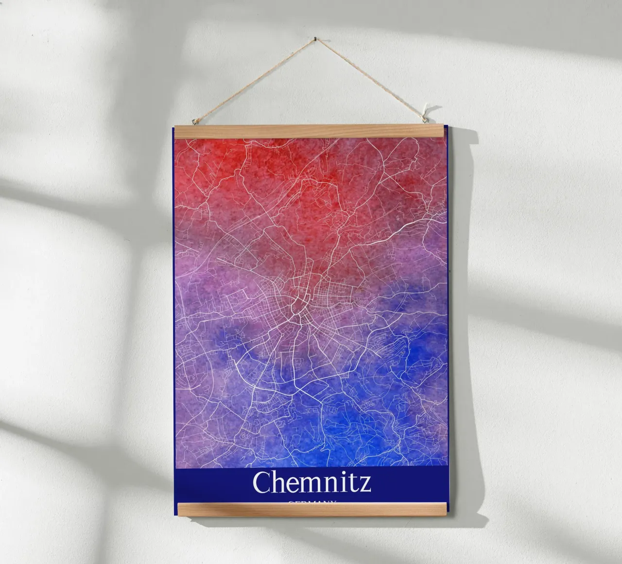 Chemnitz GERMANY poster da WorldPrint