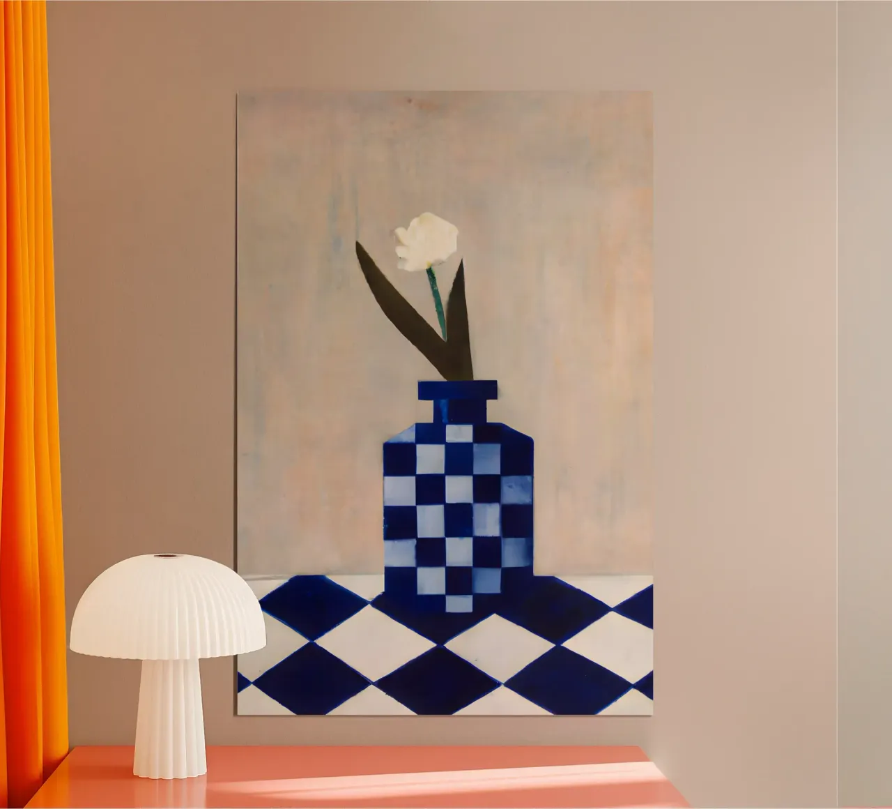 Check the vase poster con telaio in alluminio da interiorisla