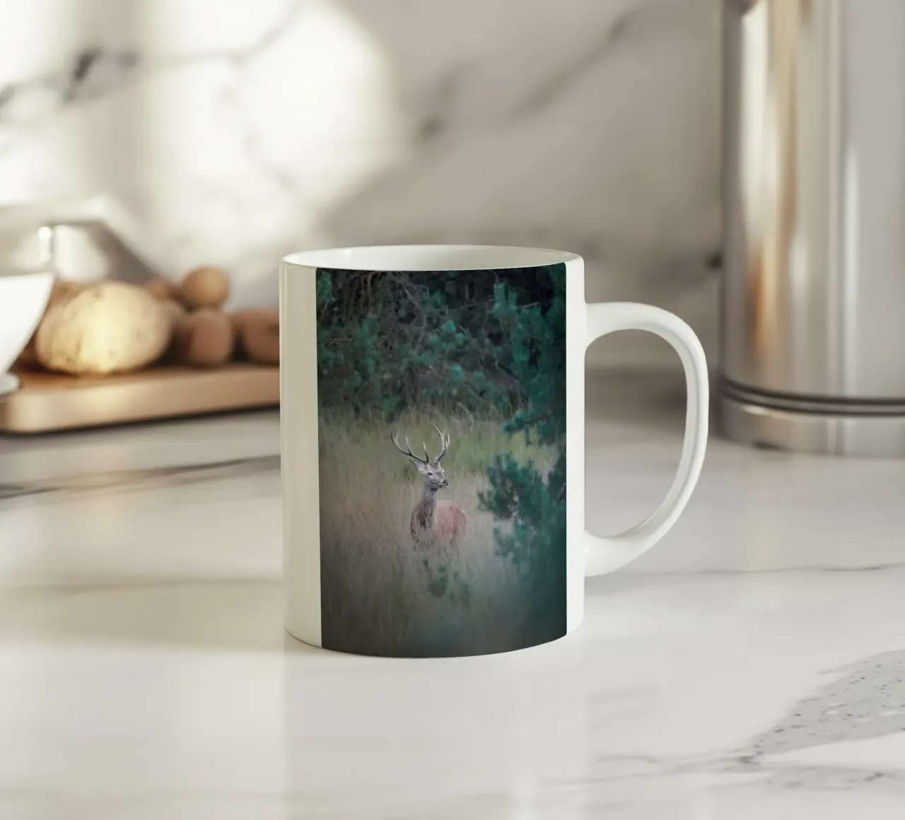 Cervo rosso tazza in ceramica da Tom's Wildlife