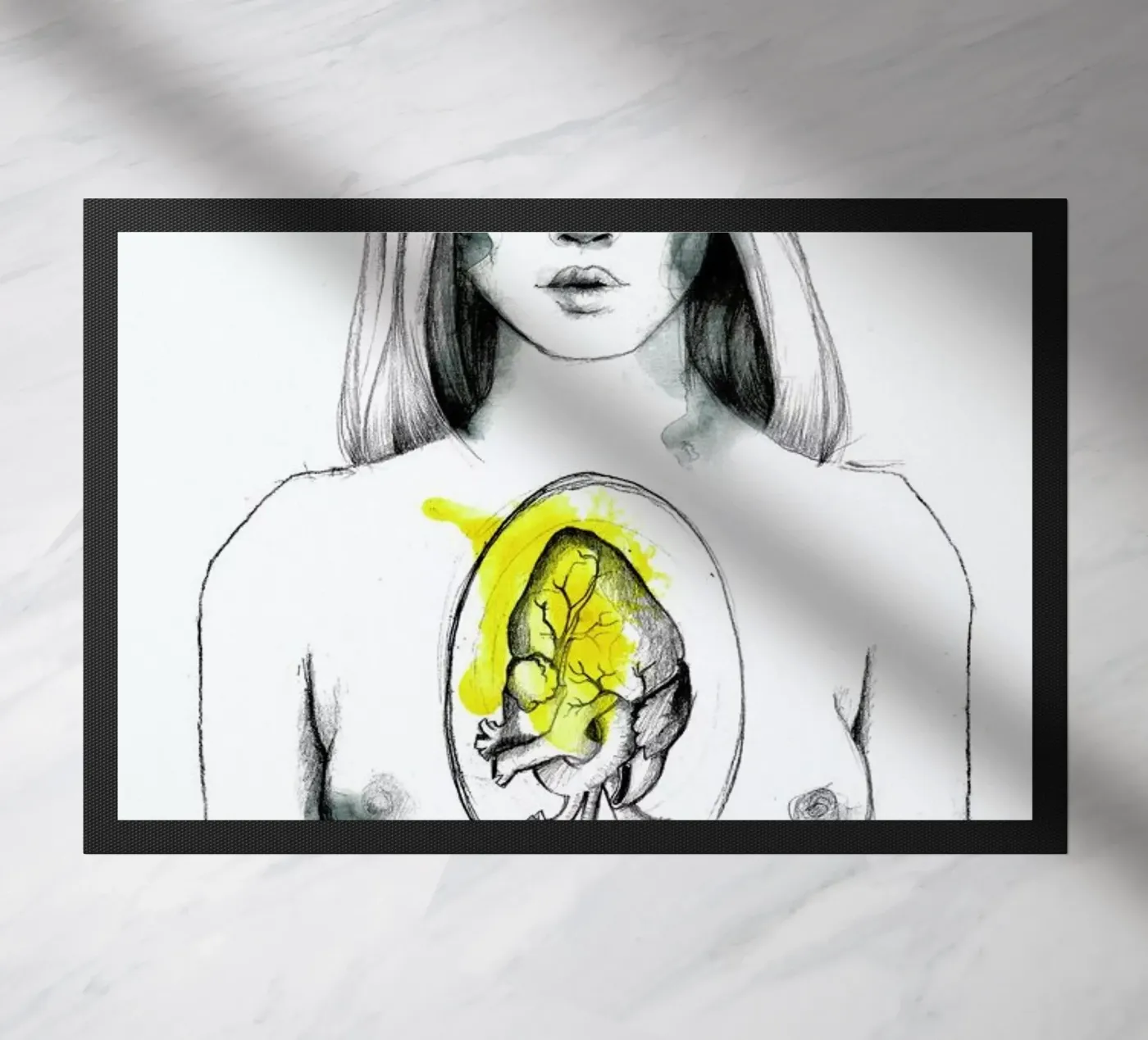 Inverse deurmat van Ina Stanimirova