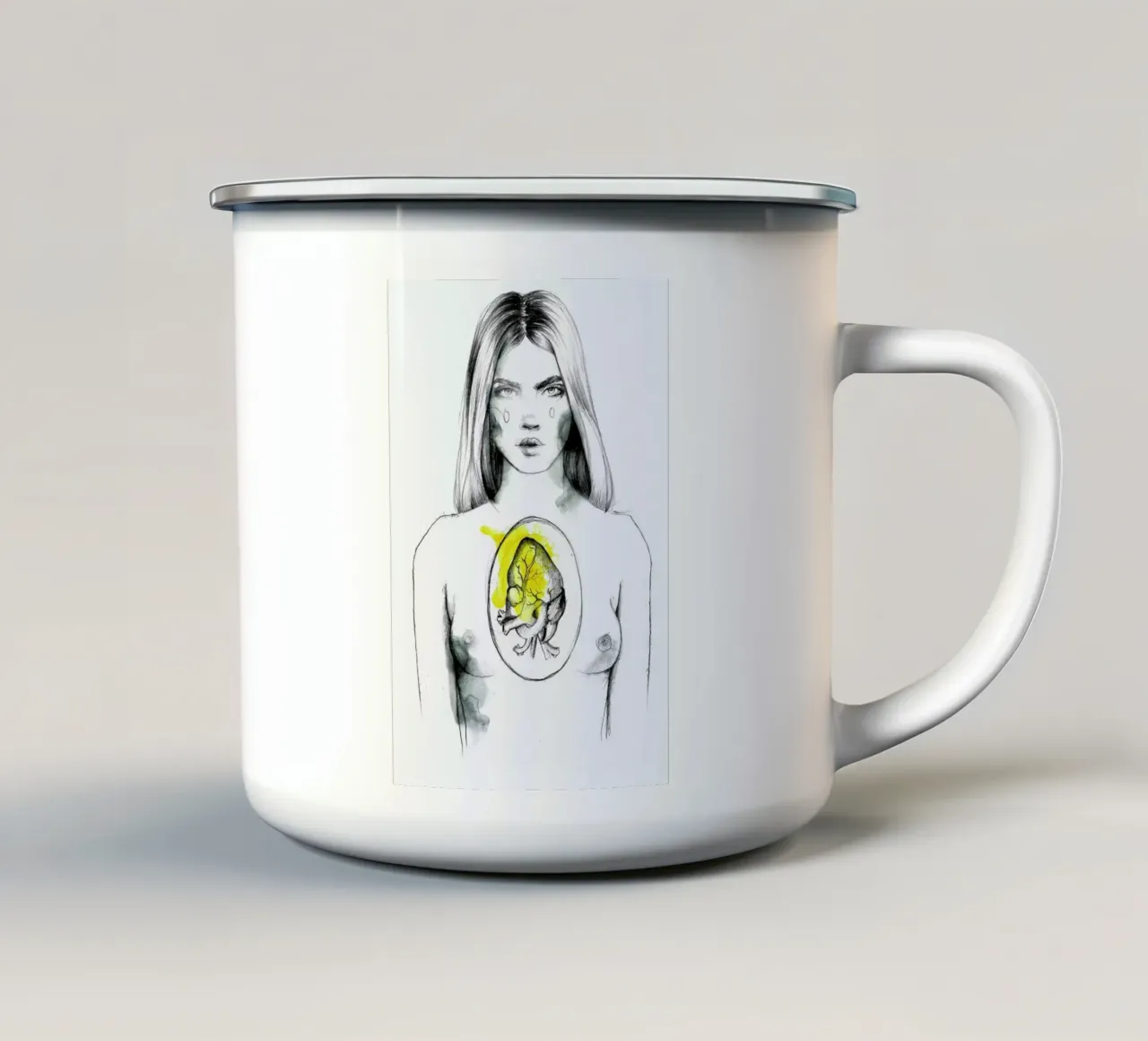Inverse tazza in smalto da Ina Stanimirova