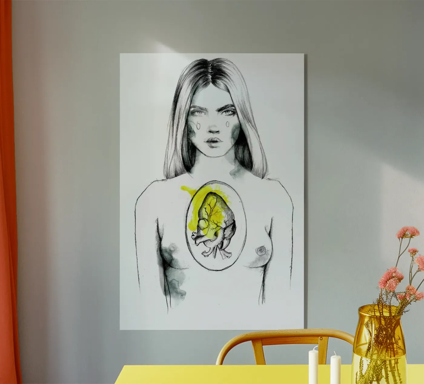 Inverse acrylic glass by Ina Stanimirova