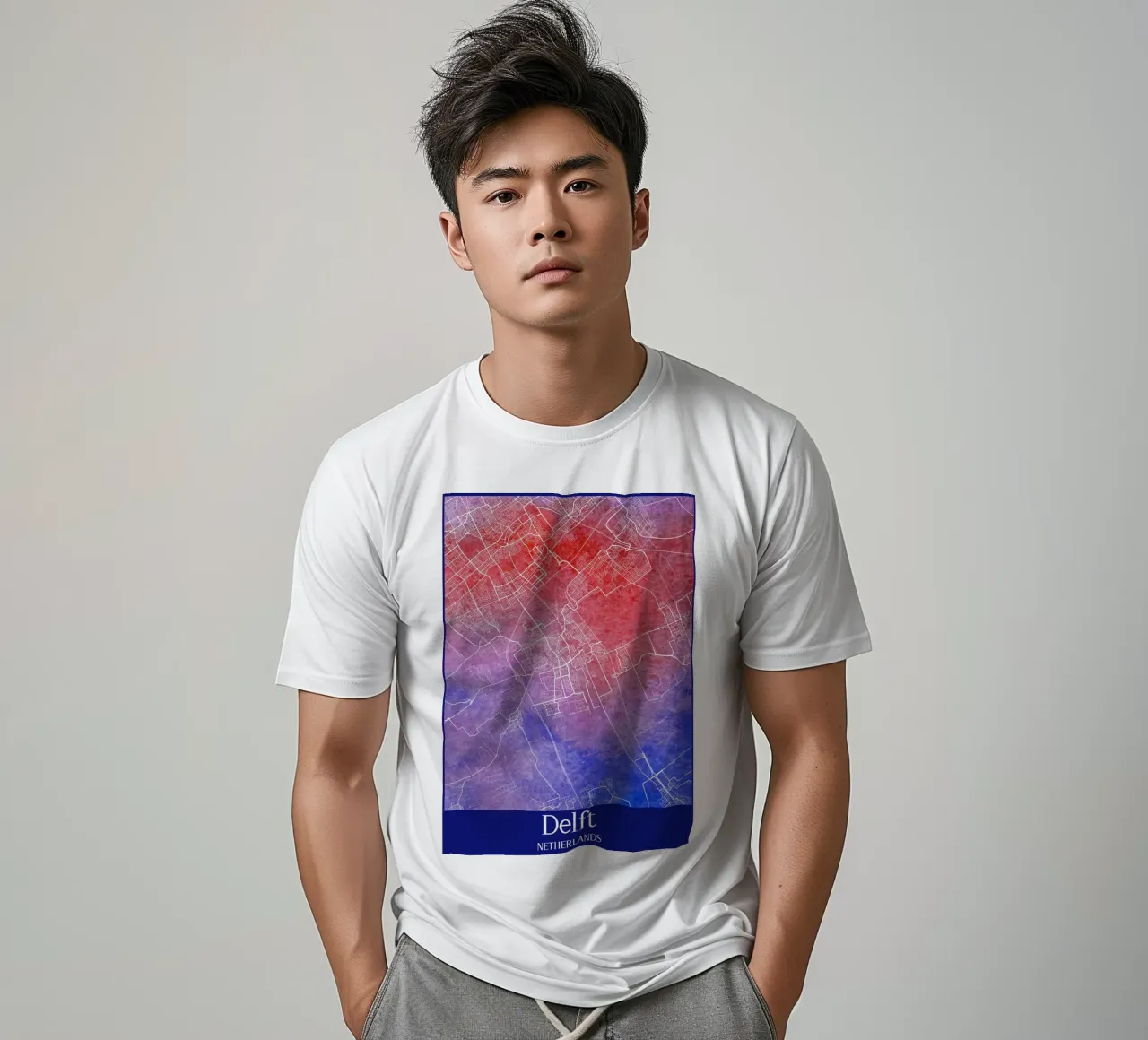 Delft NETHERLANDS t-shirt da WorldPrint