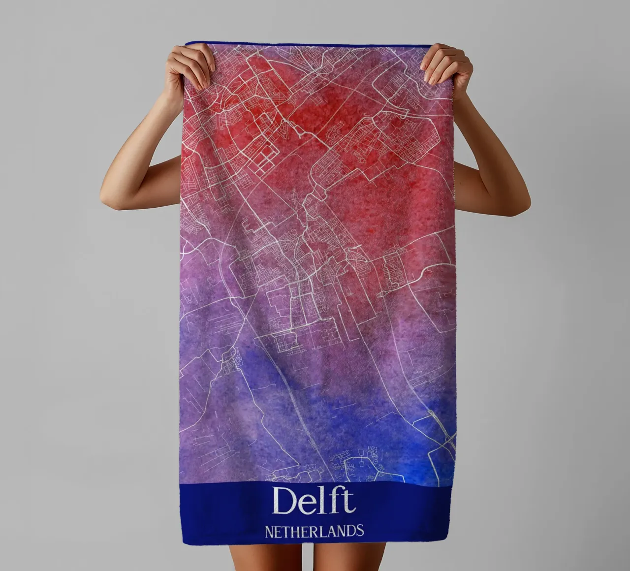 Delft NETHERLANDS asciugamano da bagno da WorldPrint