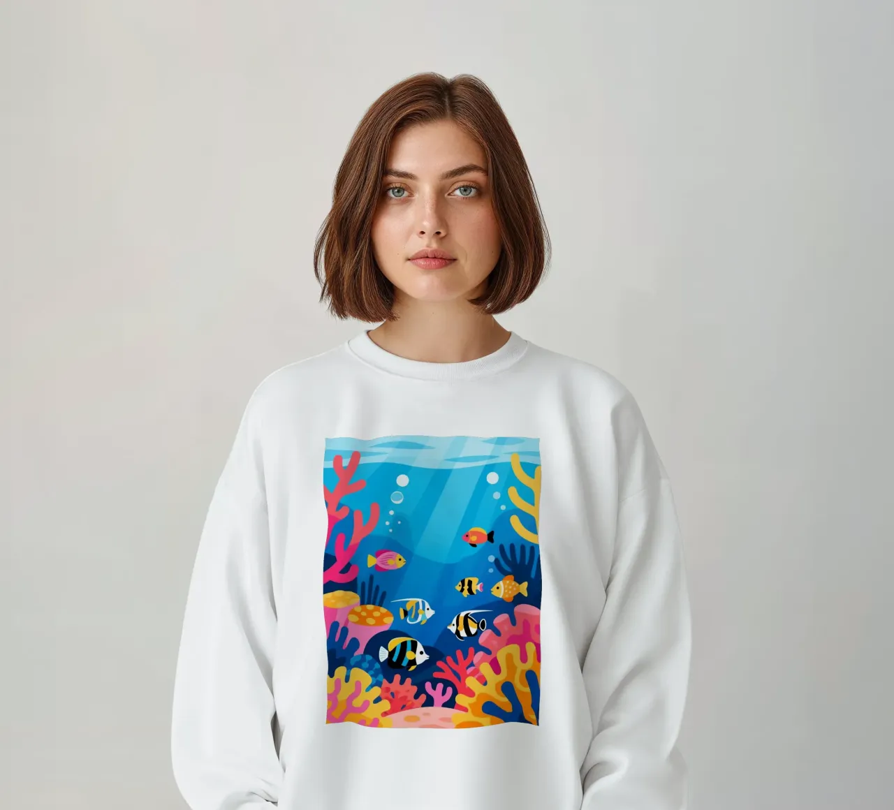 Pesce sott'acqua felpa da knowledge