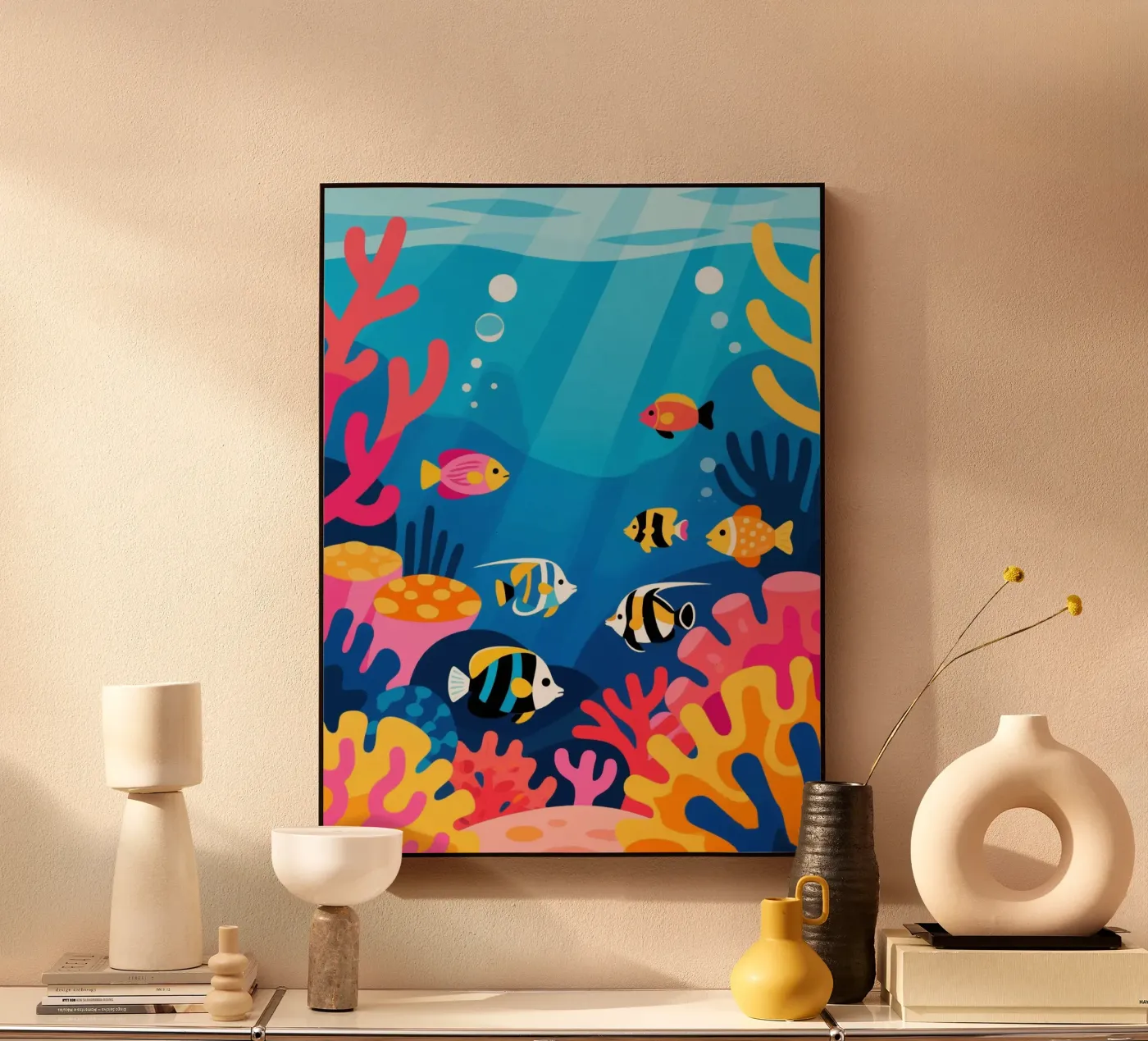 Pesce sott'acqua plexiglass da knowledge