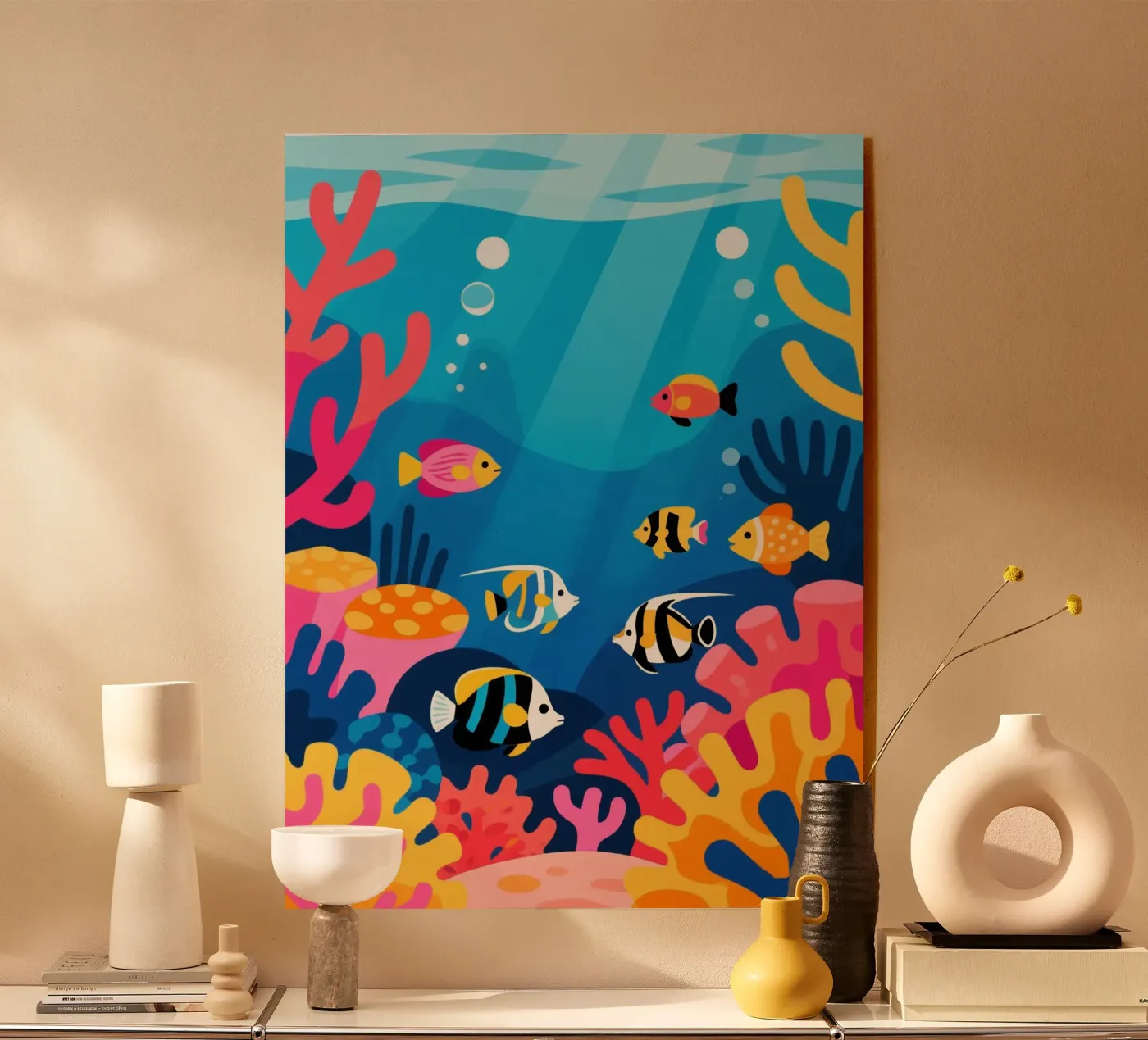 Pesce sott'acqua plexiglass da knowledge