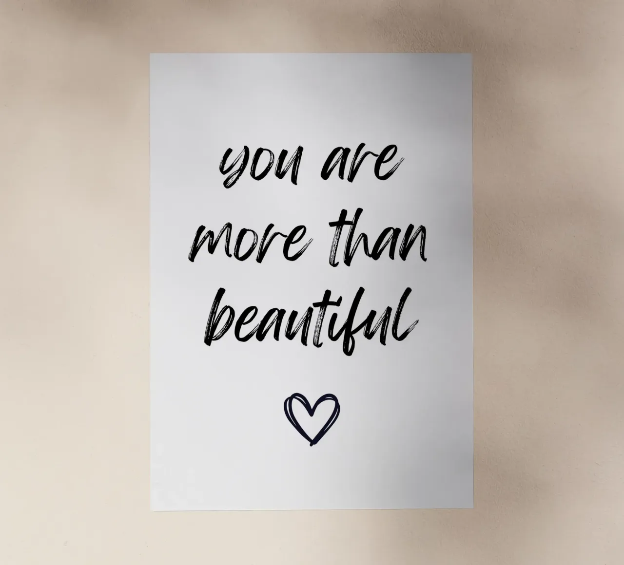 You are more than beautiful pellicola backlit da PinkCandyWalls