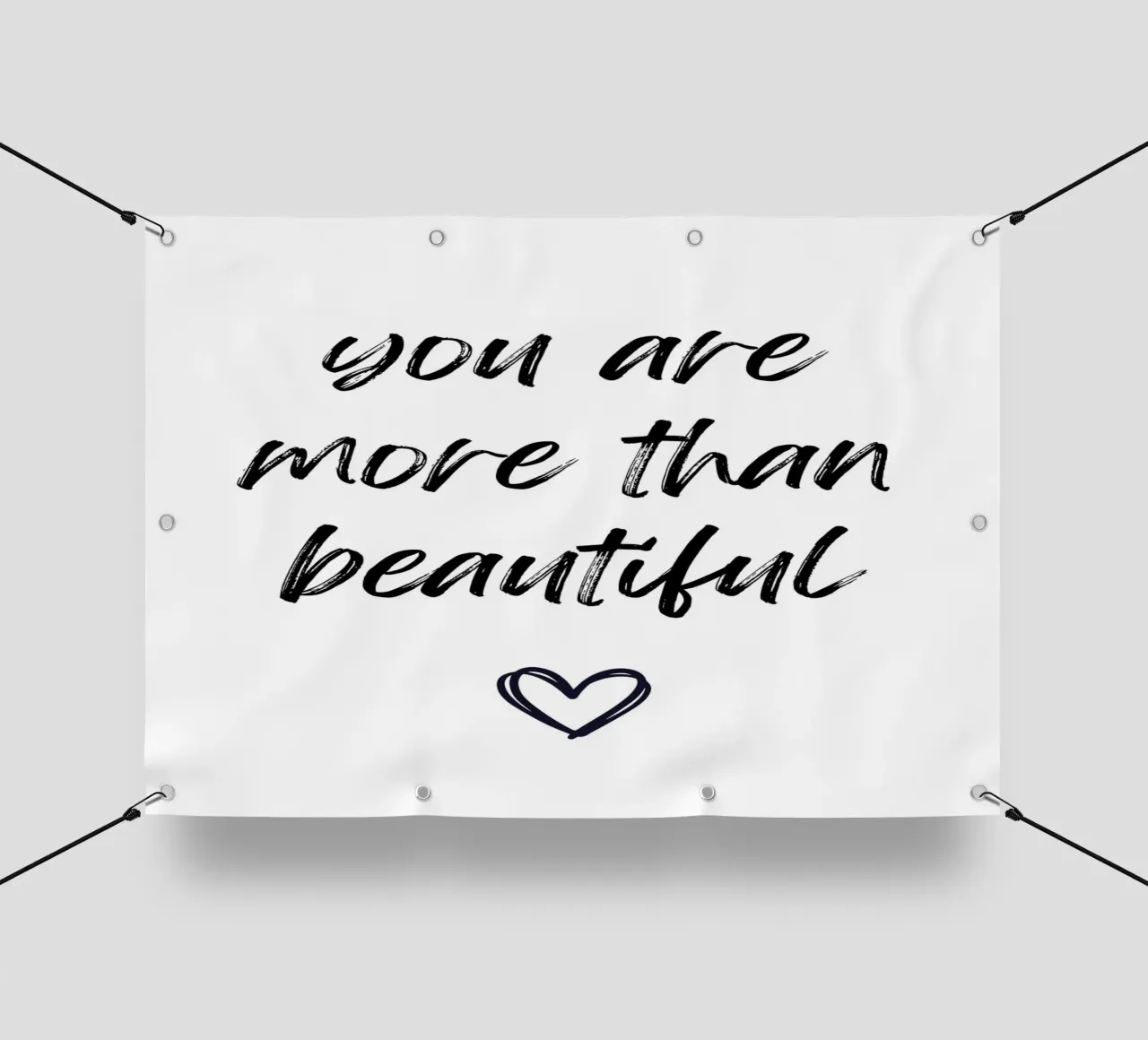 You are more than beautiful telo in pvc da PinkCandyWalls
