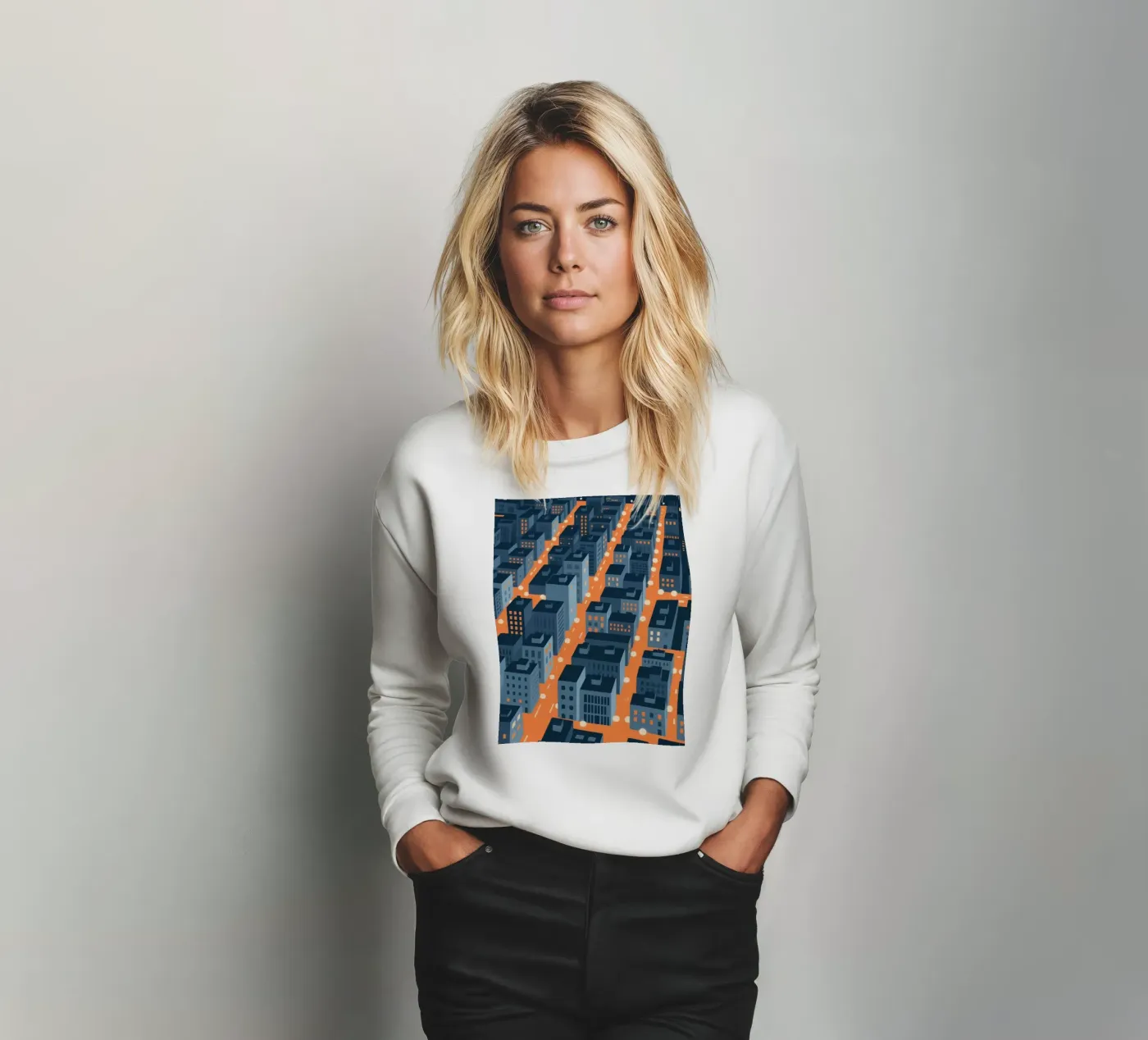 Building City sweatshirt by knowledge