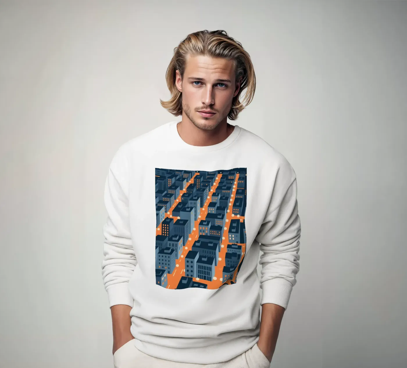 Building City sweatshirt by knowledge