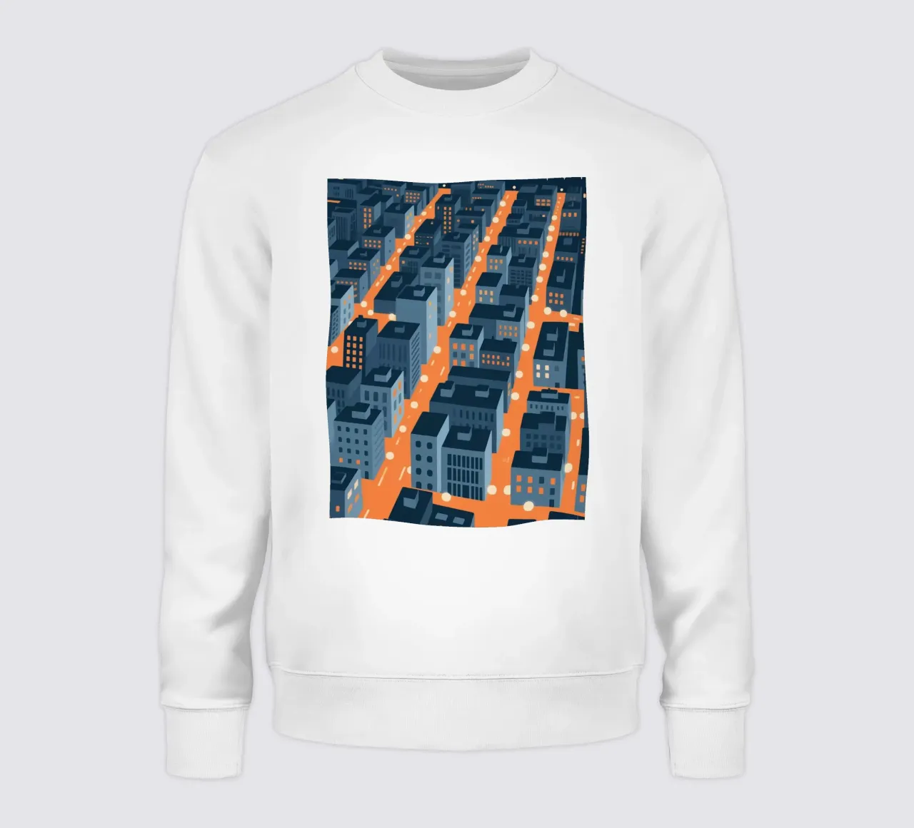 Città degli edifici felpa da knowledge