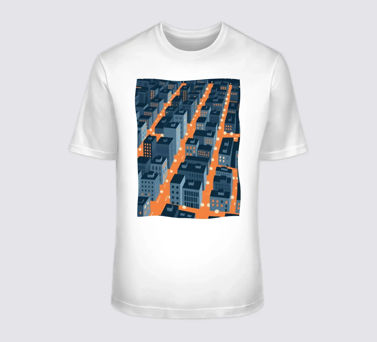 Città degli edifici t-shirt da knowledge