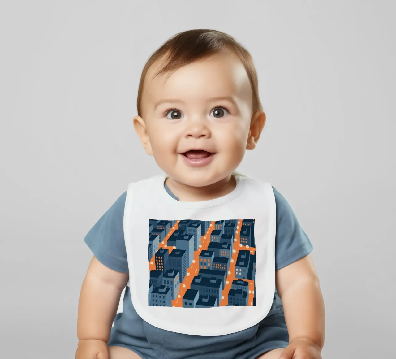 Città degli edifici bavaglino da knowledge