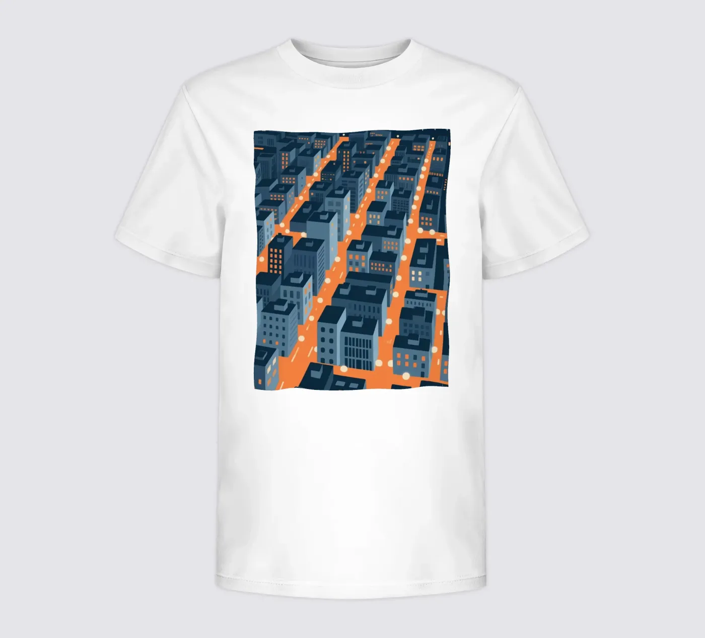 Città degli edifici t-shirt bambini da knowledge