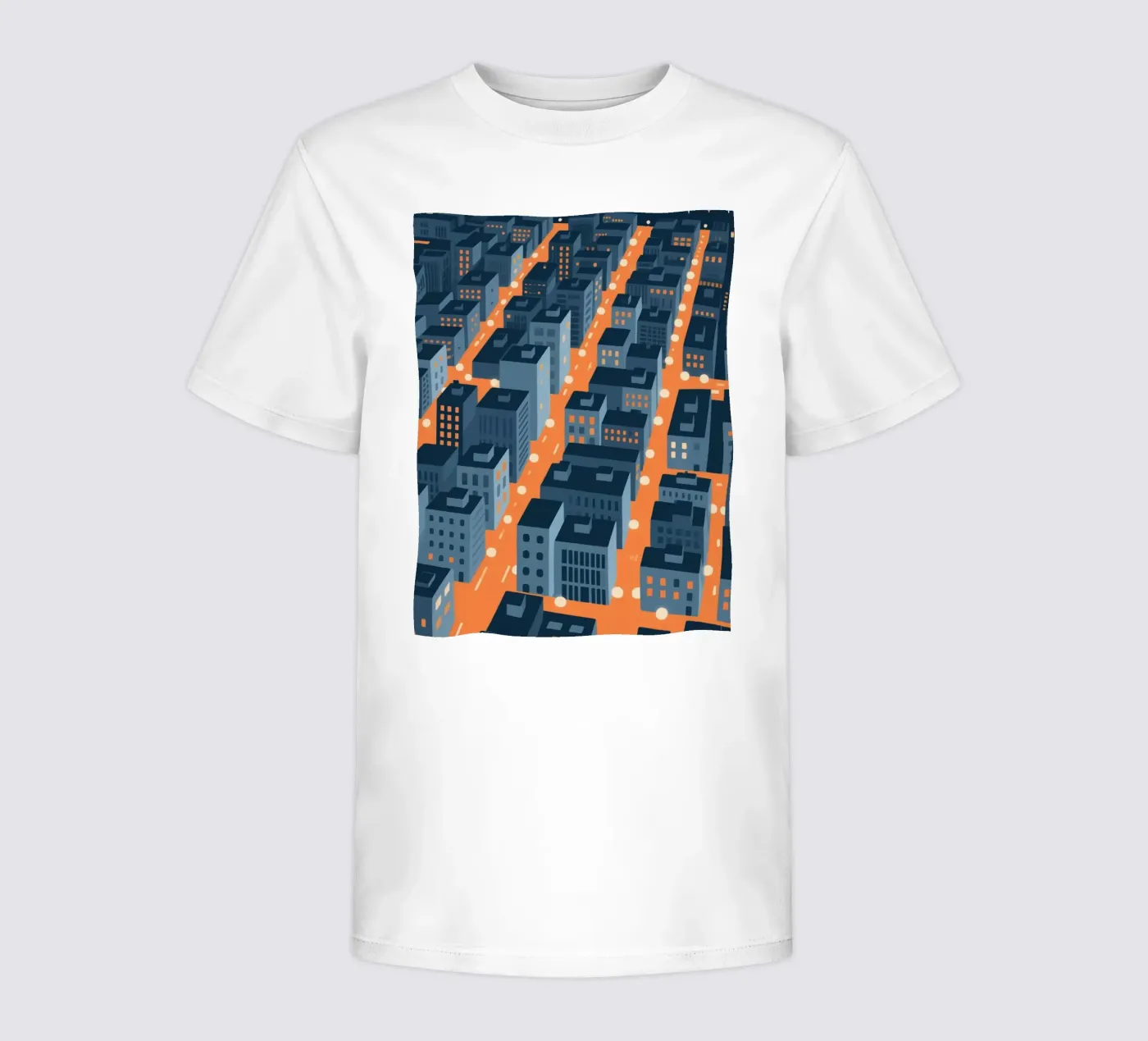 Città degli edifici t-shirt bambini da knowledge