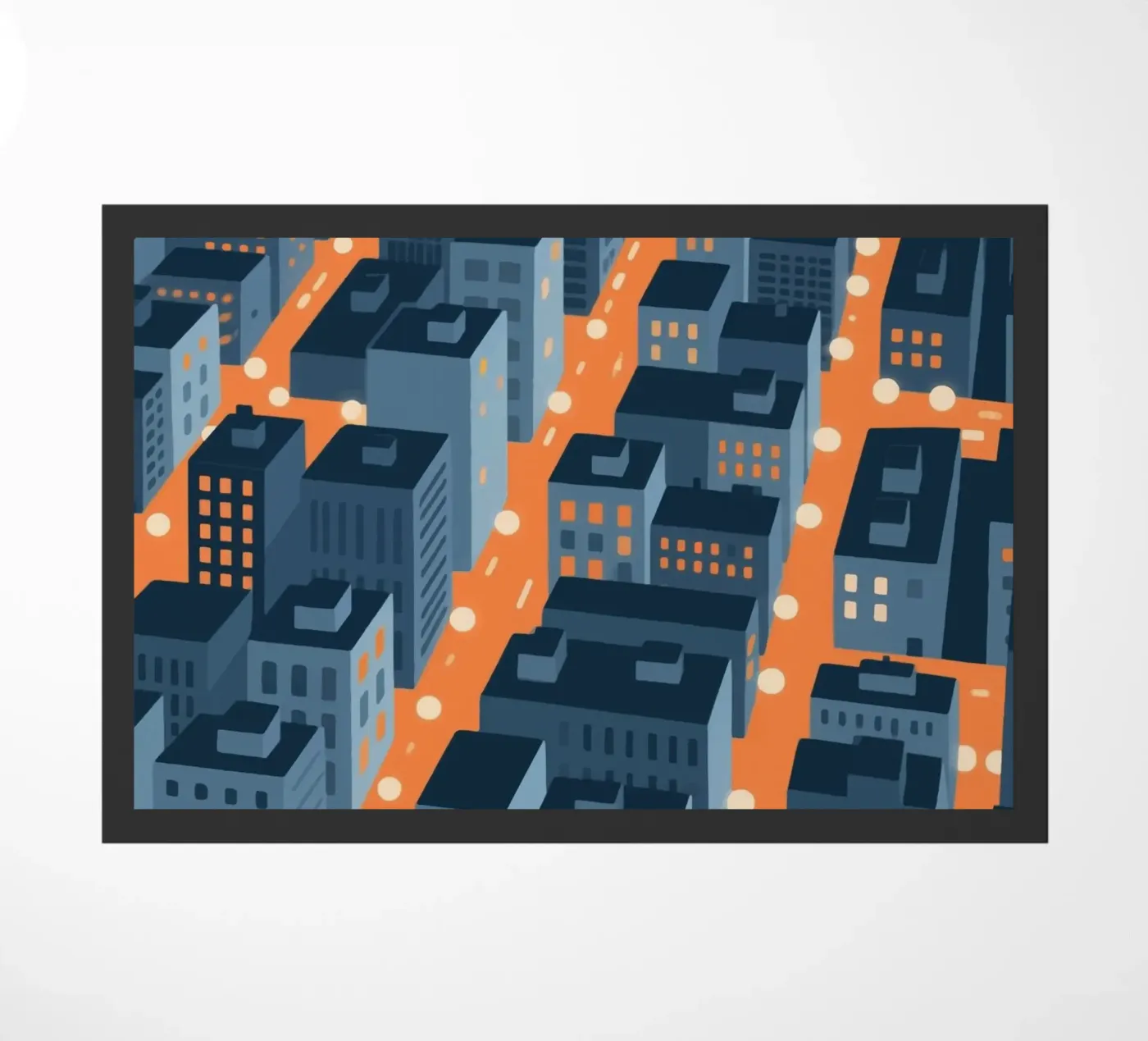 Città degli edifici zerbino da knowledge