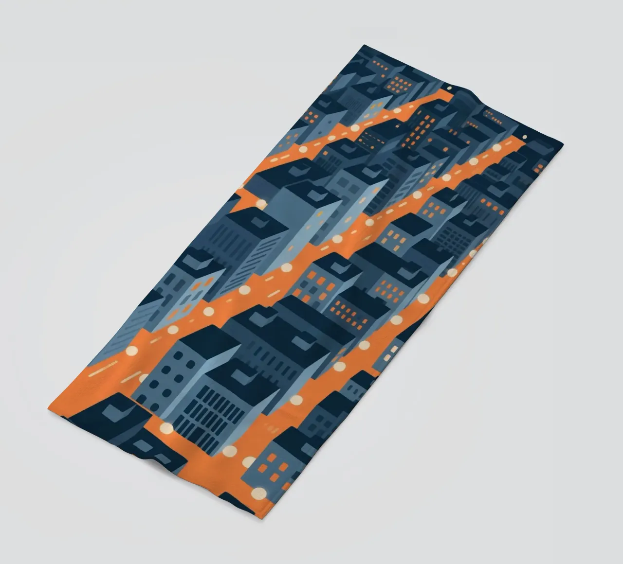 Città degli edifici telo mare da knowledge