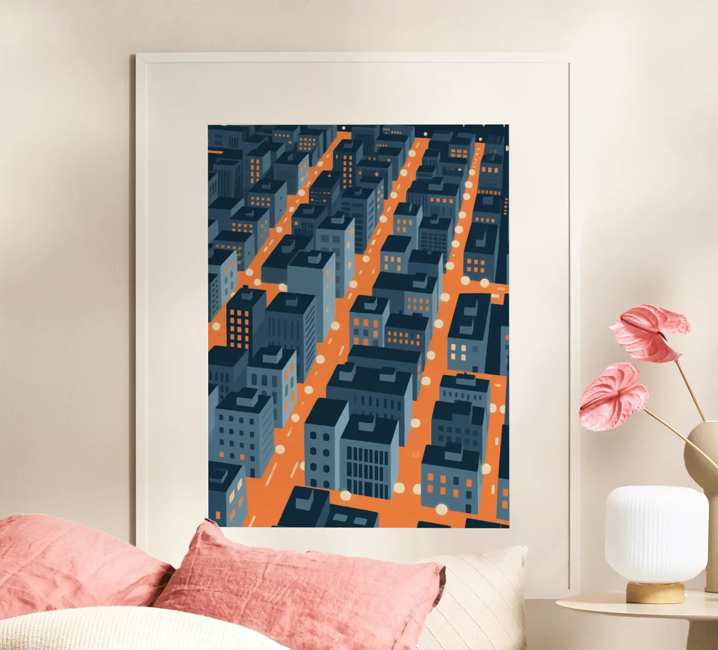Stad bouwen poster van knowledge