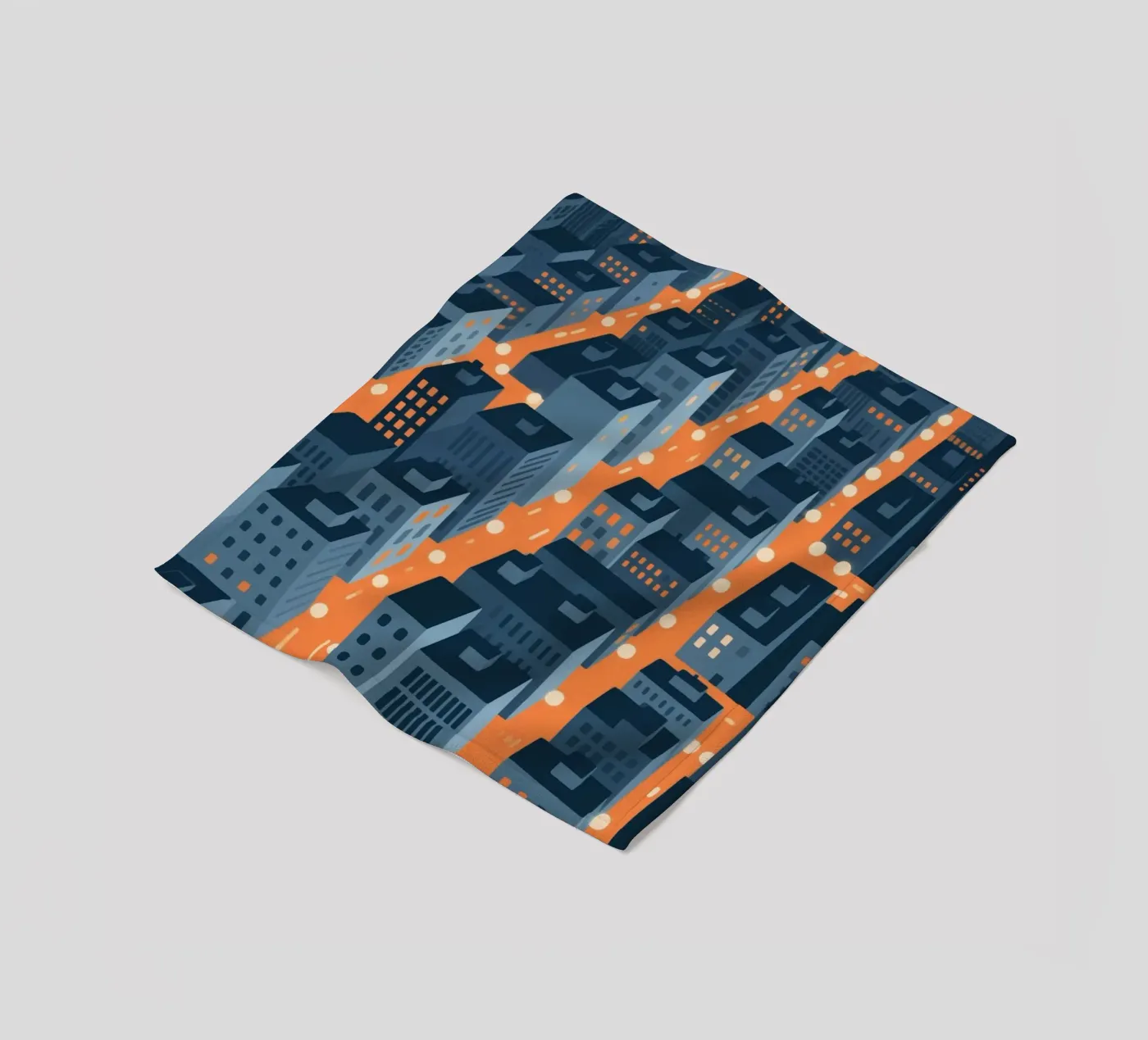 Building City Fleecedecke von knowledge