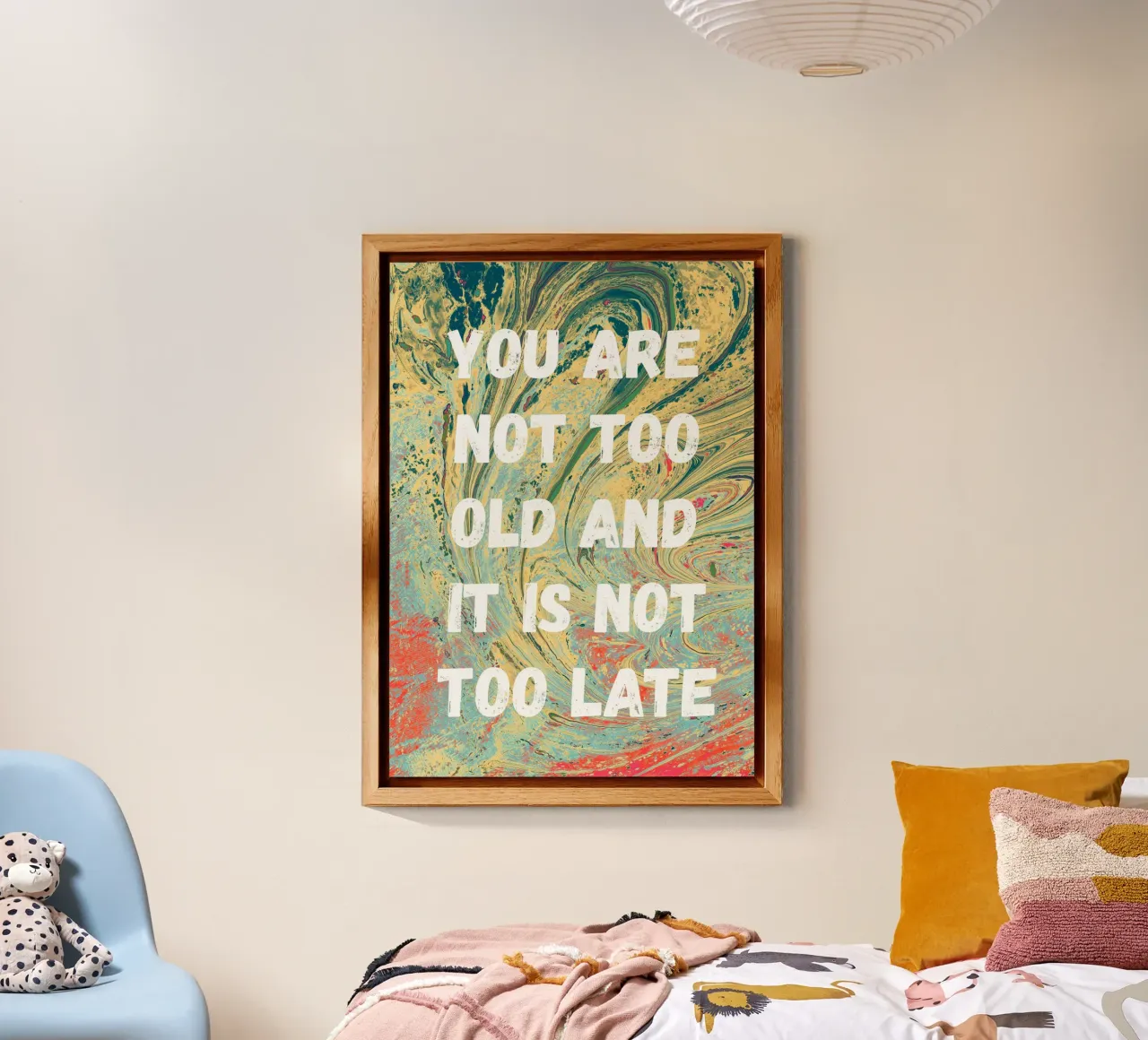 You are not too old alluminio dibond da PinkCandyWalls