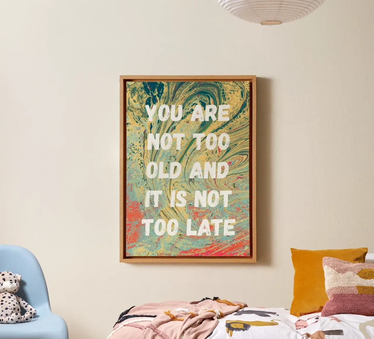 You are not too old tela da PinkCandyWalls