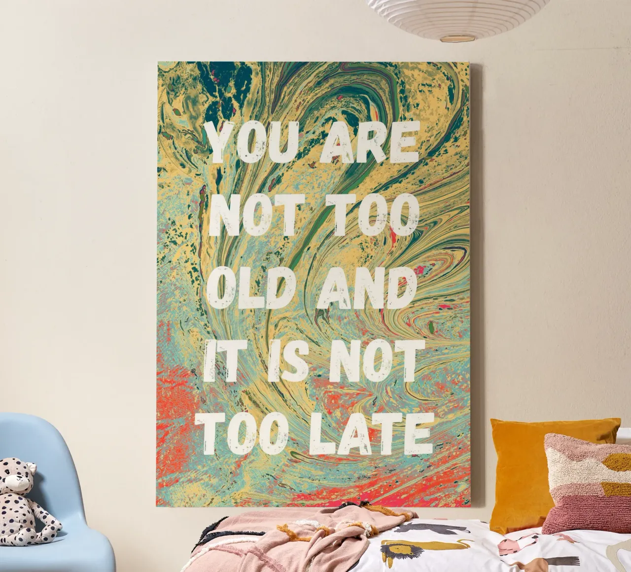 You are not too old tela da PinkCandyWalls