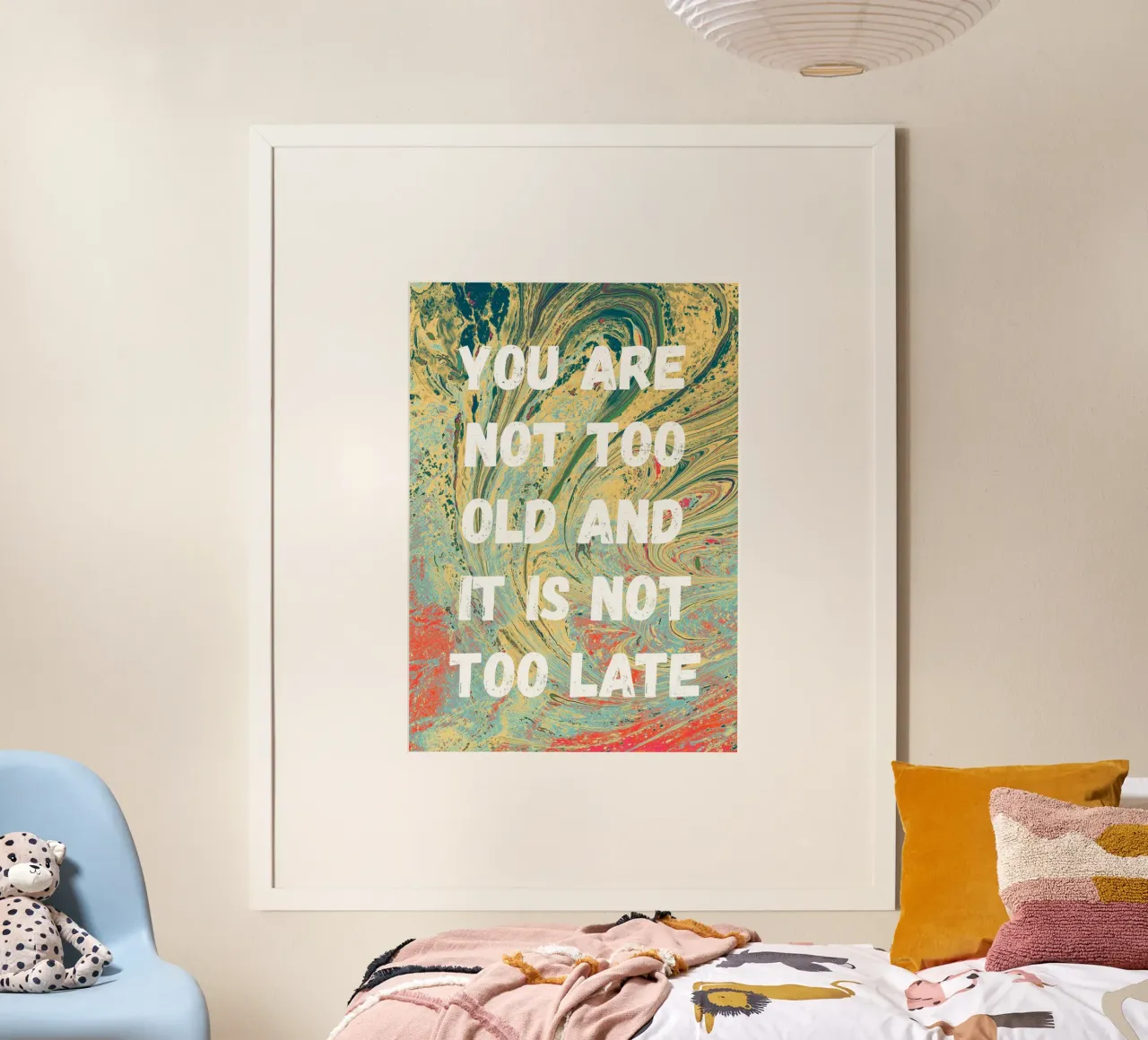 You are not too old carta hahnemühle da PinkCandyWalls