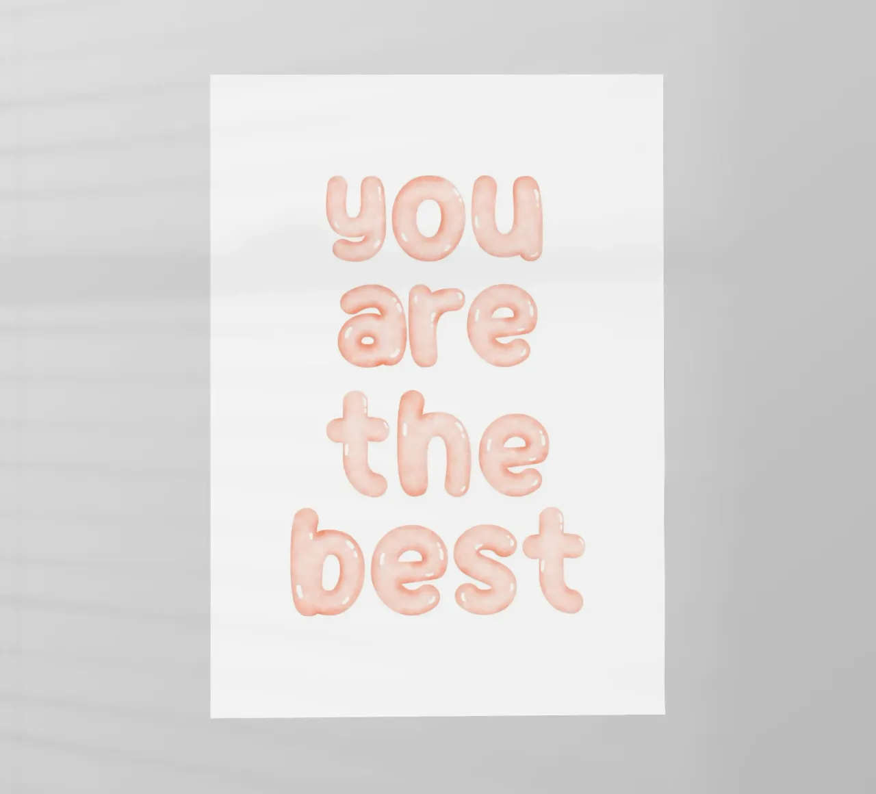 You are the best pellicola backlit da PinkCandyWalls