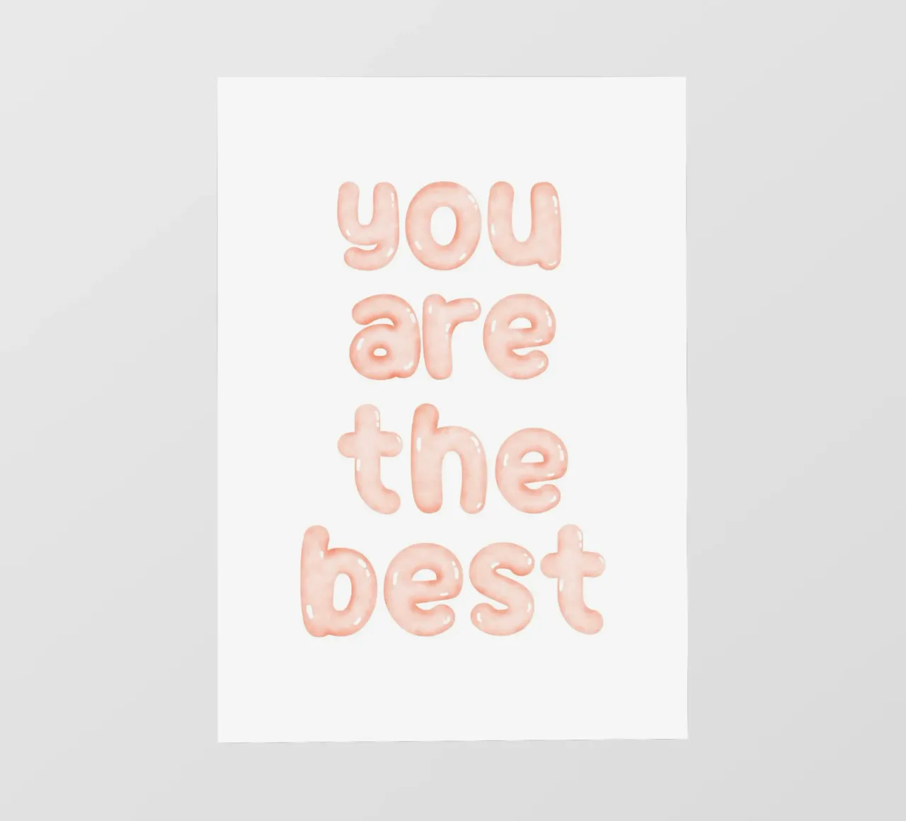 You are the best pellicola backlit da PinkCandyWalls