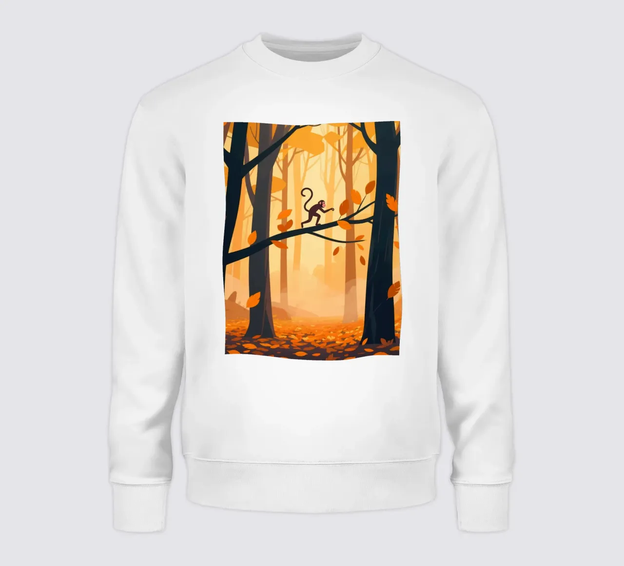 Foresta di scimmie felpa da knowledge