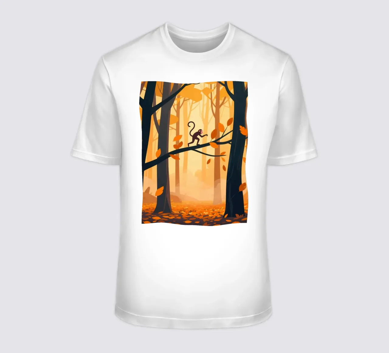 Foresta di scimmie t-shirt da knowledge