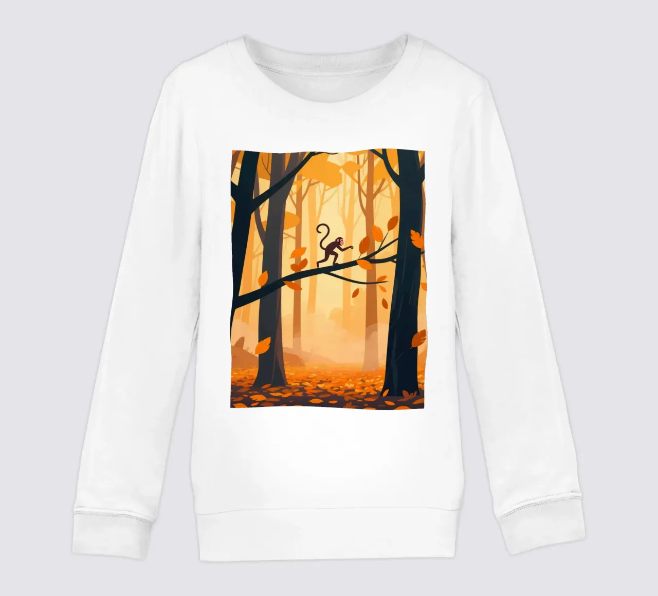 Foresta di scimmie felpa bambino da knowledge