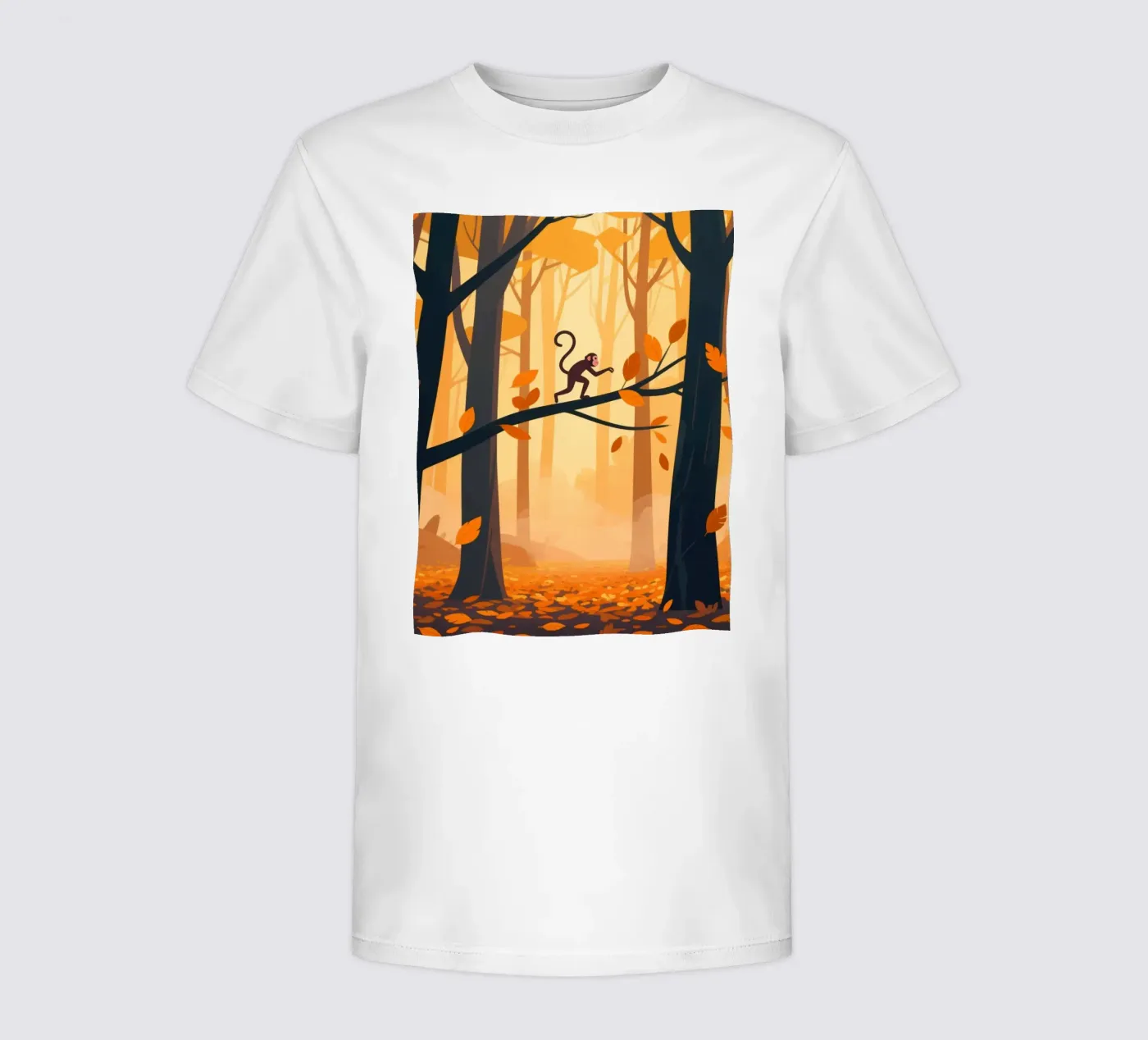 Foresta di scimmie t-shirt bambini da knowledge