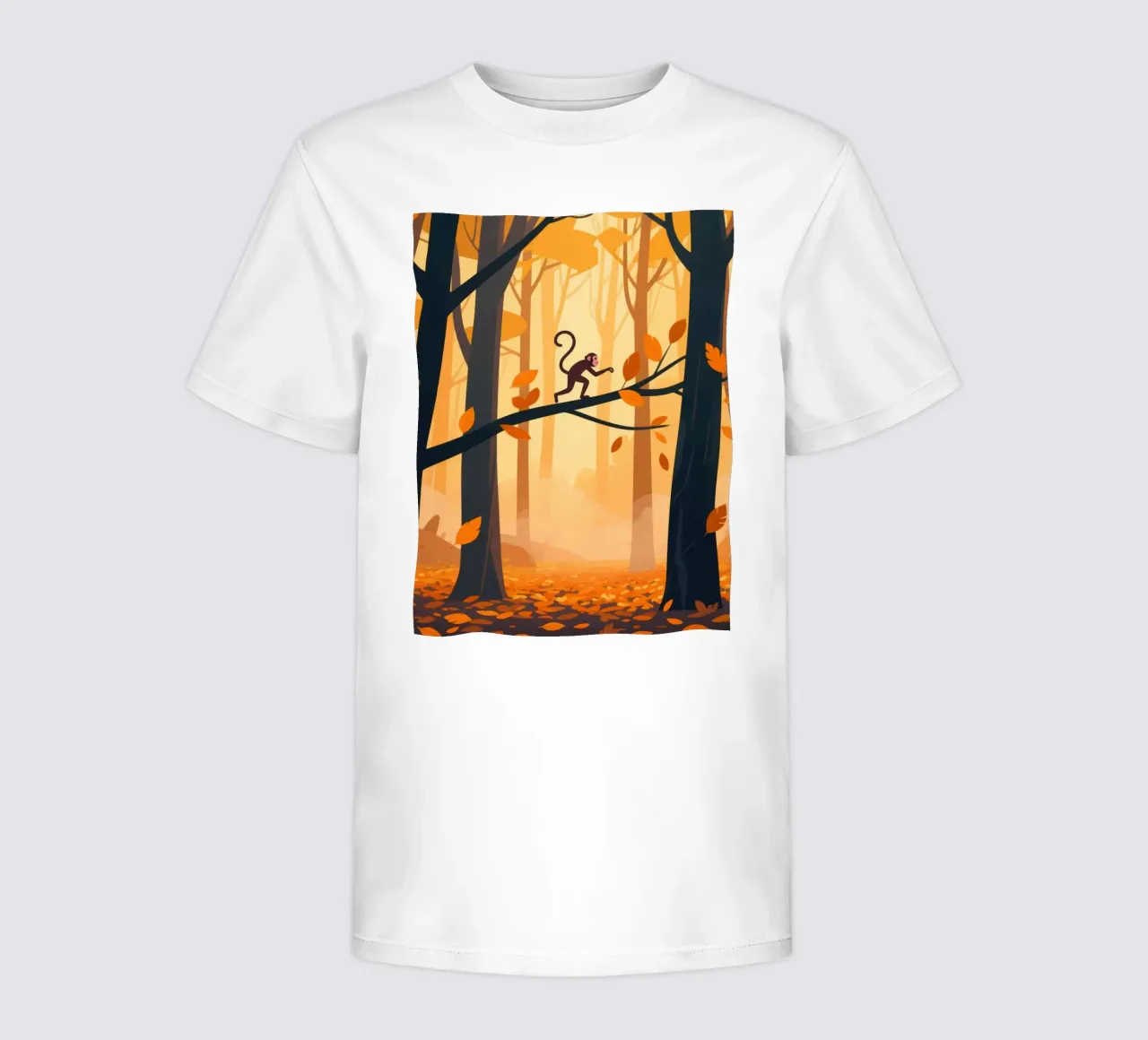 Foresta di scimmie t-shirt bambini da knowledge