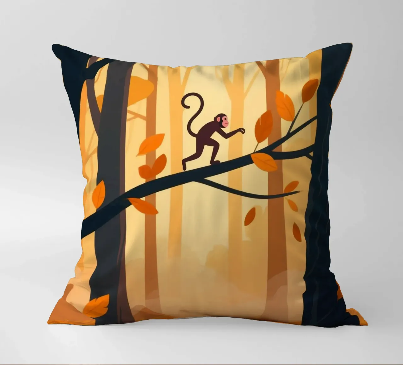 Foresta di scimmie cuscino da knowledge