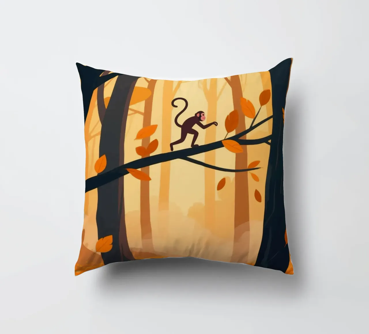 Foresta di scimmie cuscino da knowledge
