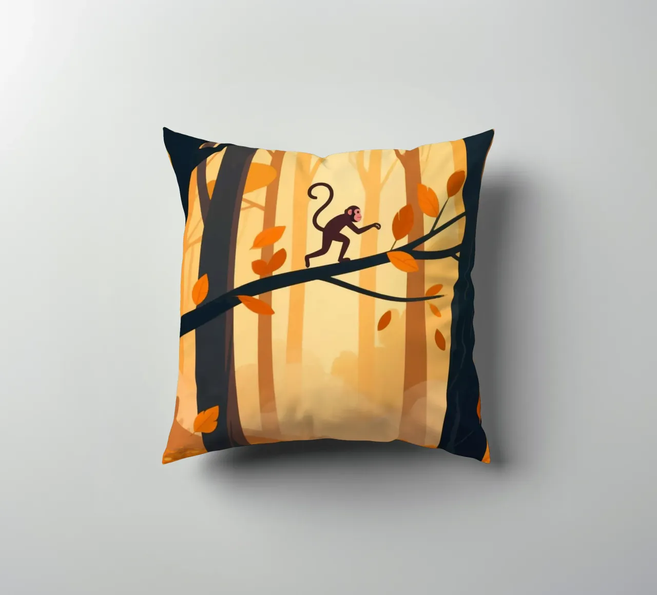 Foresta di scimmie cuscino da knowledge