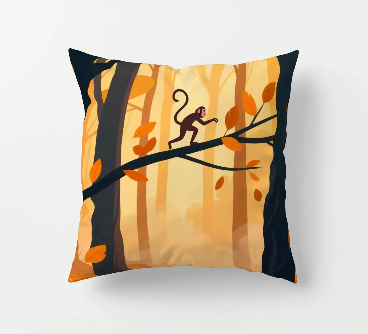 Foresta di scimmie cuscino da knowledge