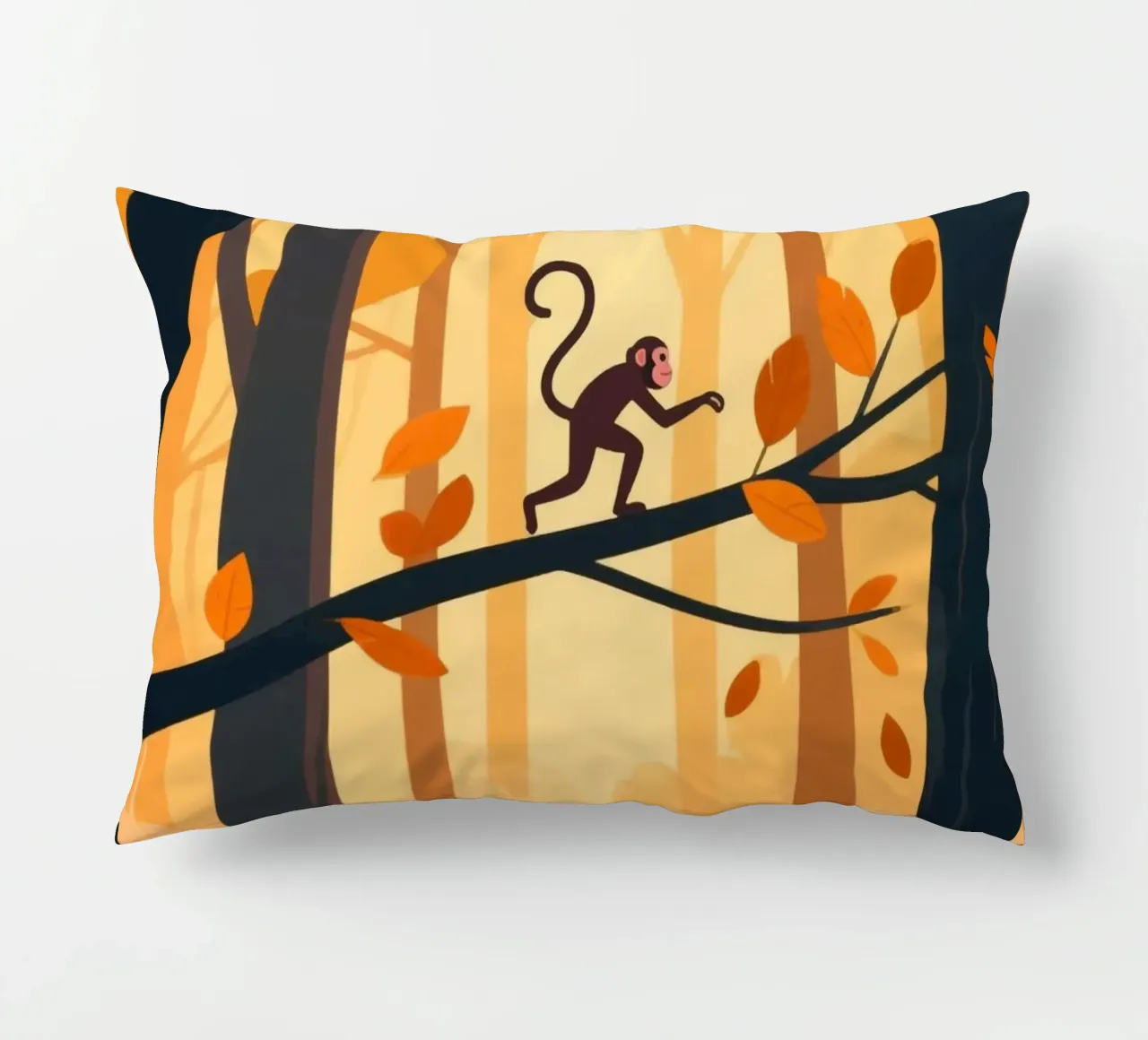 Foresta di scimmie cuscino da knowledge