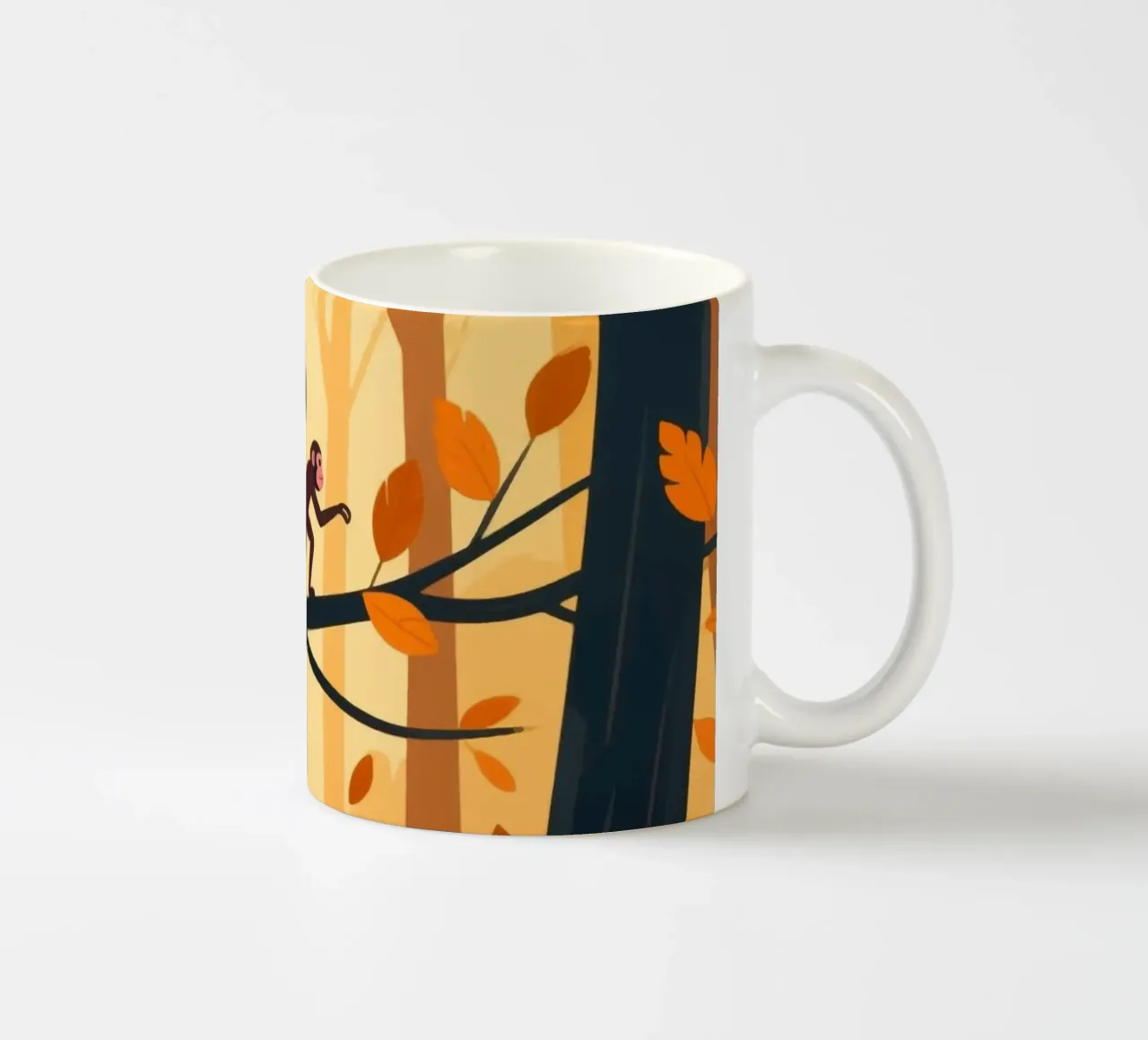 Foresta di scimmie tazza in ceramica da knowledge
