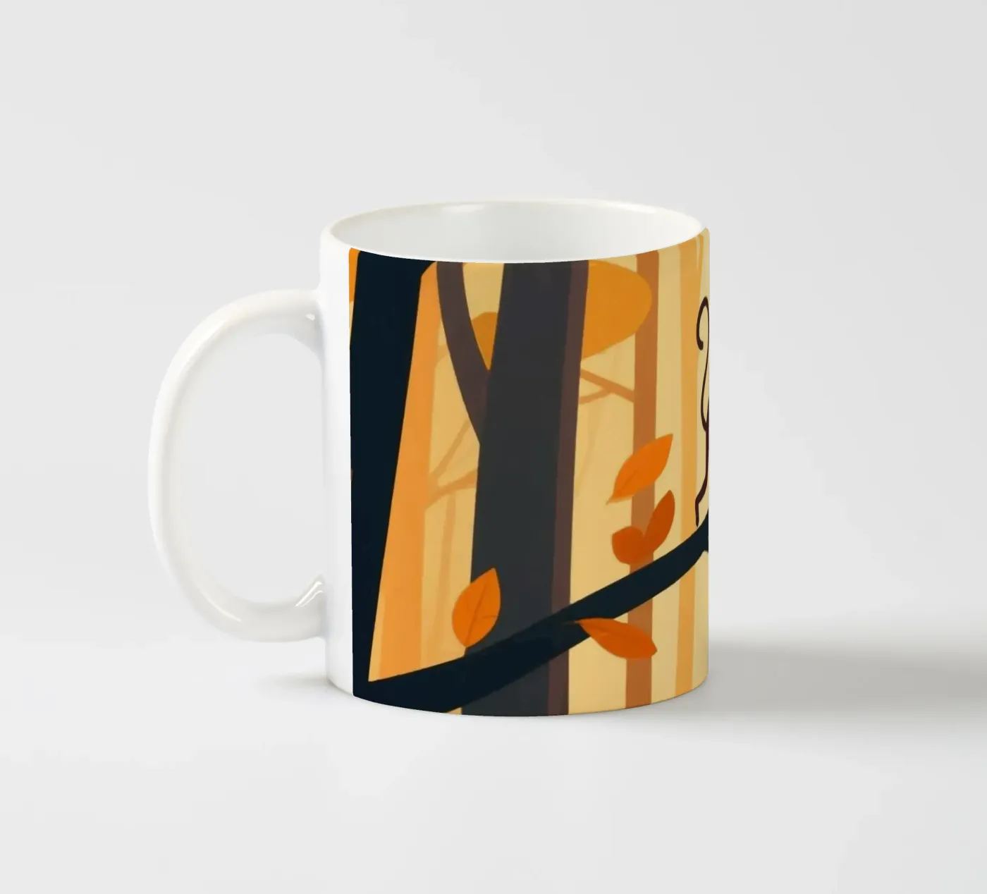 Monkey Forest ceramic mug by knowledge