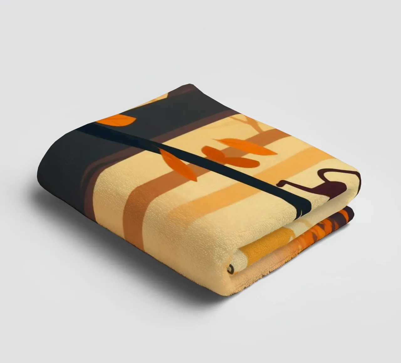 Monkey Forest towel by knowledge