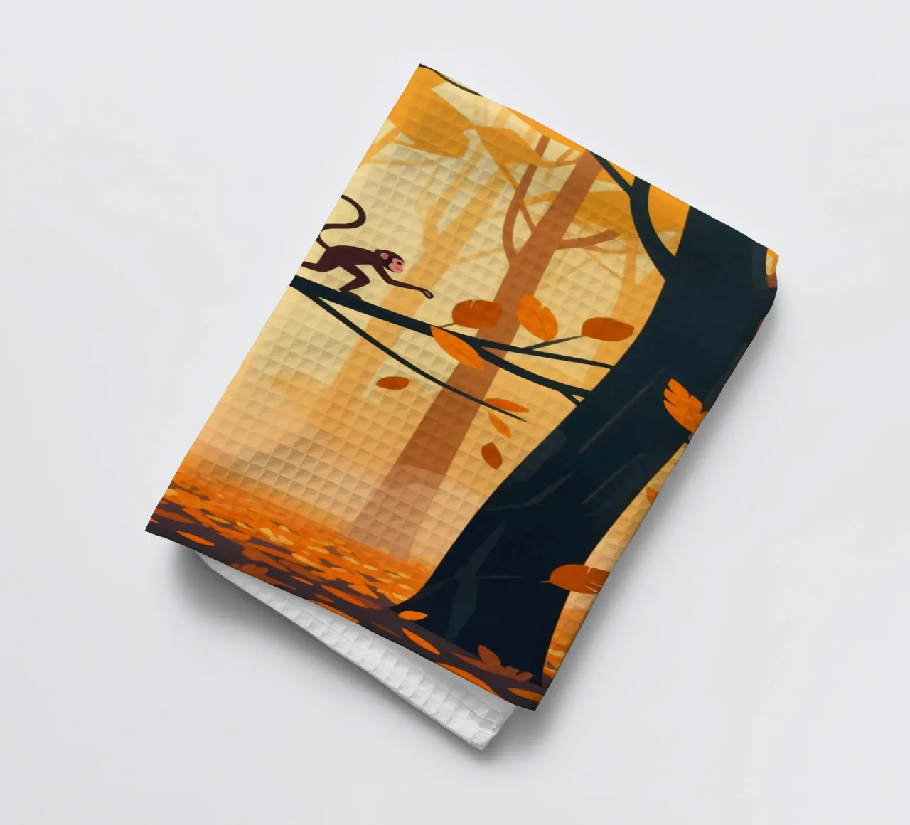 Foresta di scimmie canovaccio da cucina da knowledge