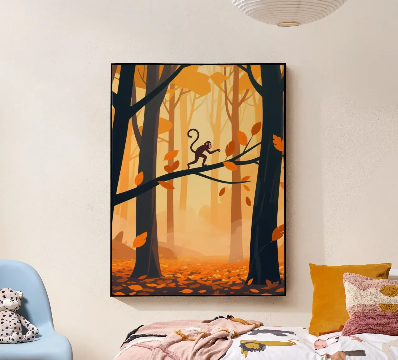 Monkey Forest Acryl-Glas von knowledge