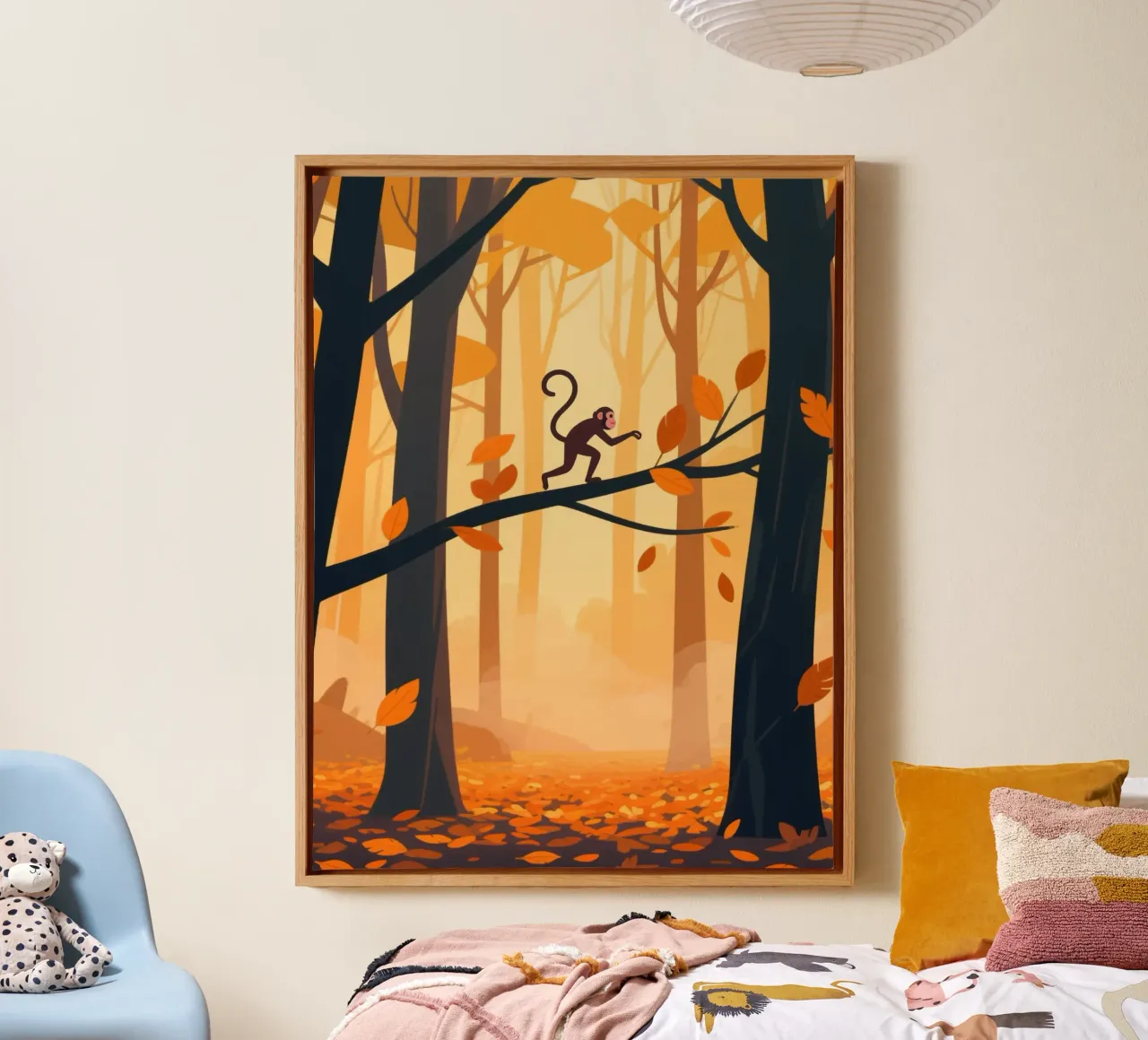 Foresta di scimmie tela da knowledge