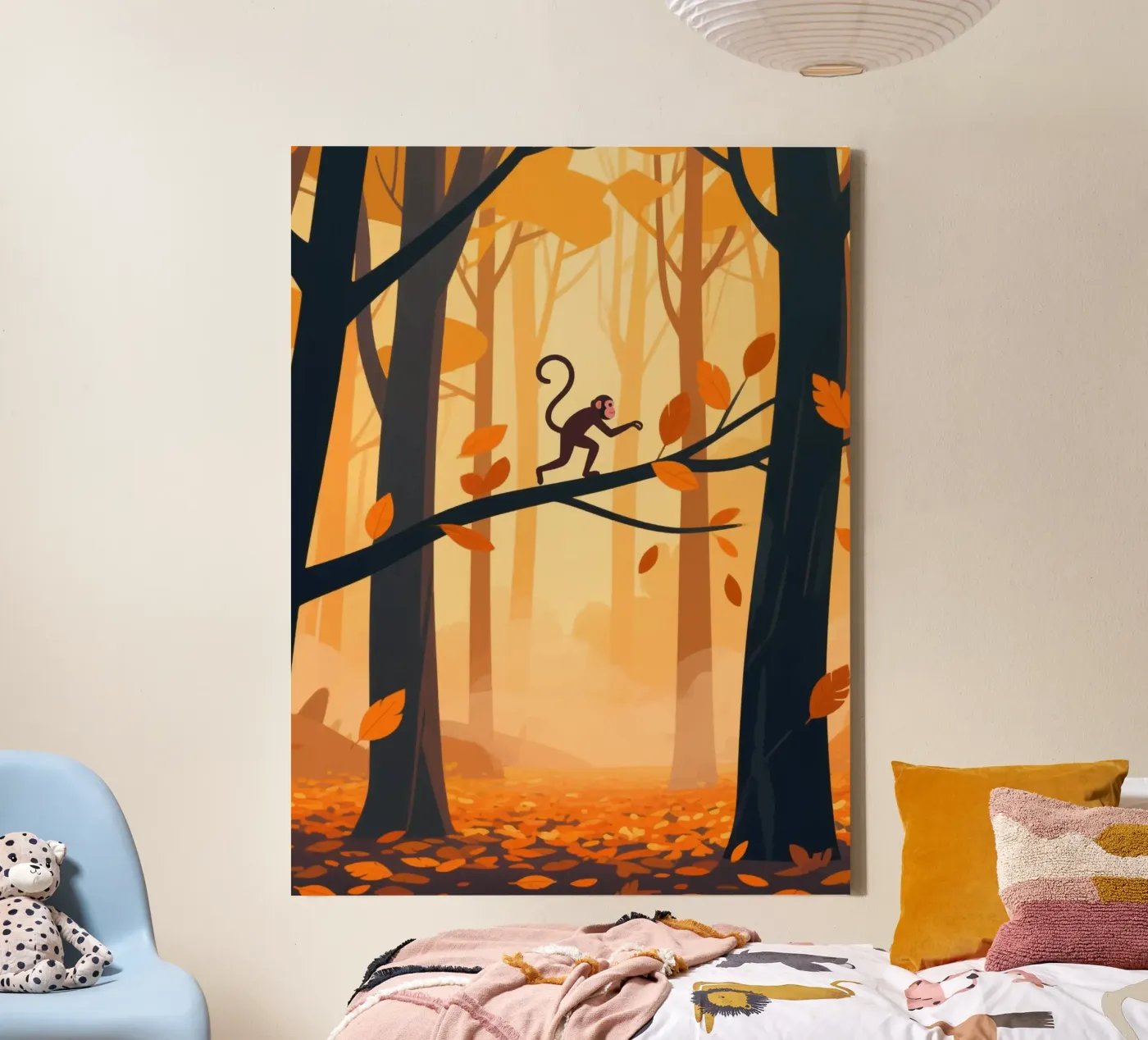 Monkey Forest canvas by knowledge
