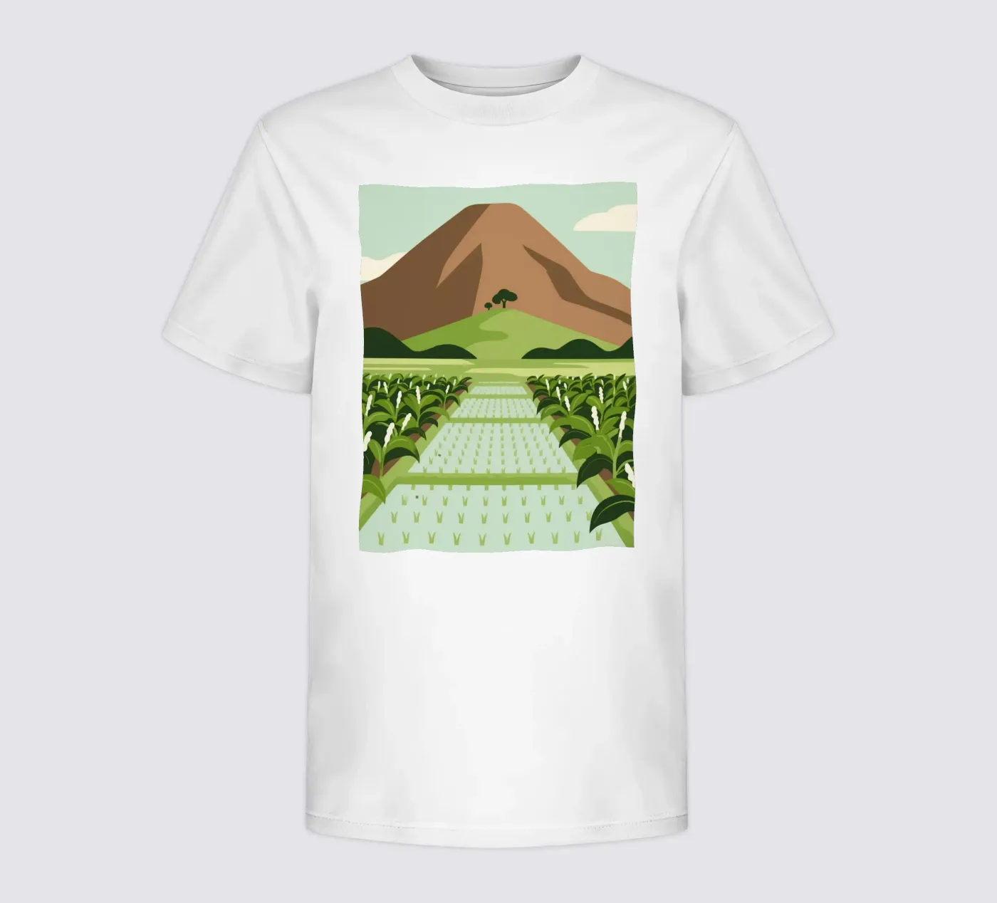 Paesaggio t-shirt bambini da knowledge