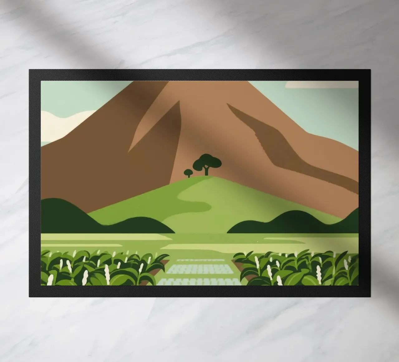 Landscape doormat by knowledge